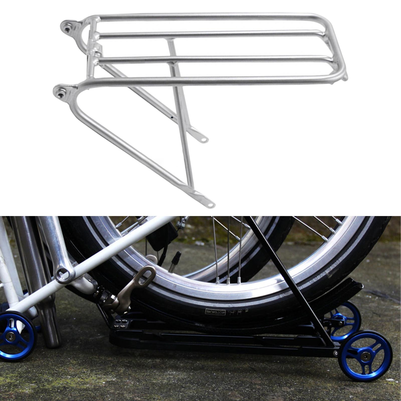 Bike Rear Outdoor Luggage Carrier Rear Bicycle Carrier Rack Silver