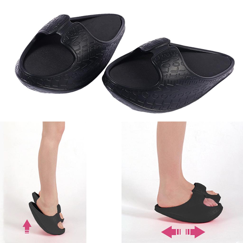 Slimming Slippers Designer Ladies Sandals EVA Lightweight Exercise Thin Leg  M 27x12cm