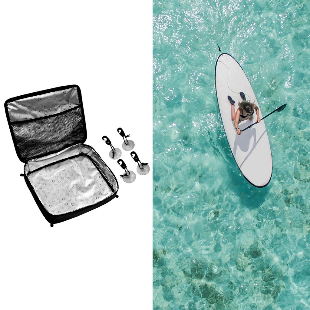 Paddleboard Deck Bag Water Sport Surfboard Insulation Storage Case Black