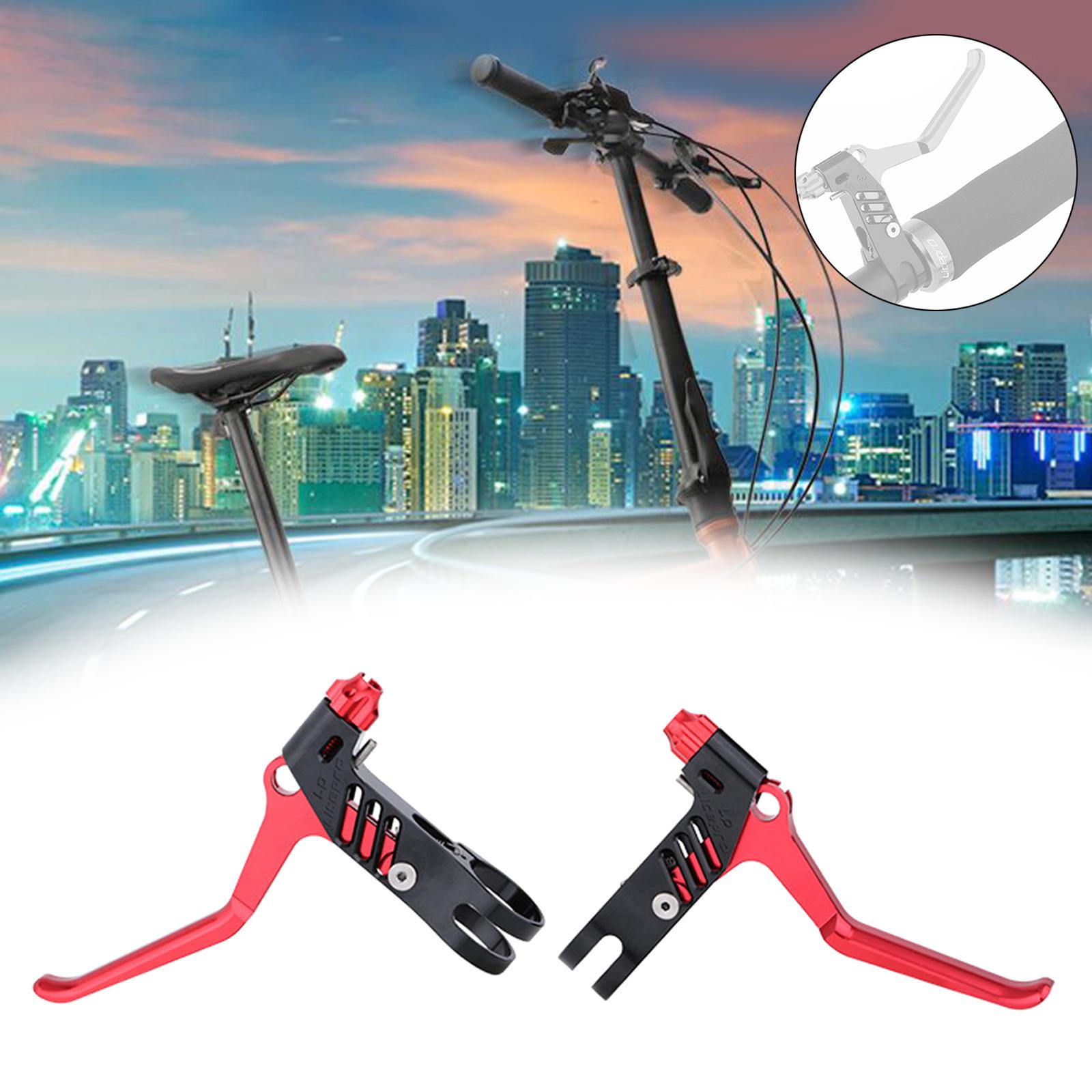 Brake Levers Kit Mountain Road Bike Racing Left Right Hand Replacement Red