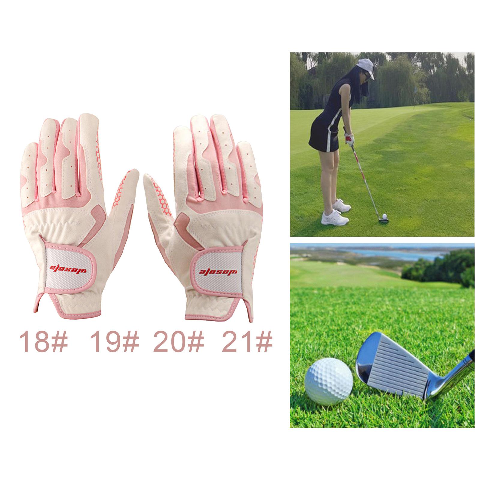 1 Pair Golf Glove Comfortable Synthetic Breathable Golf Equipment Women 18