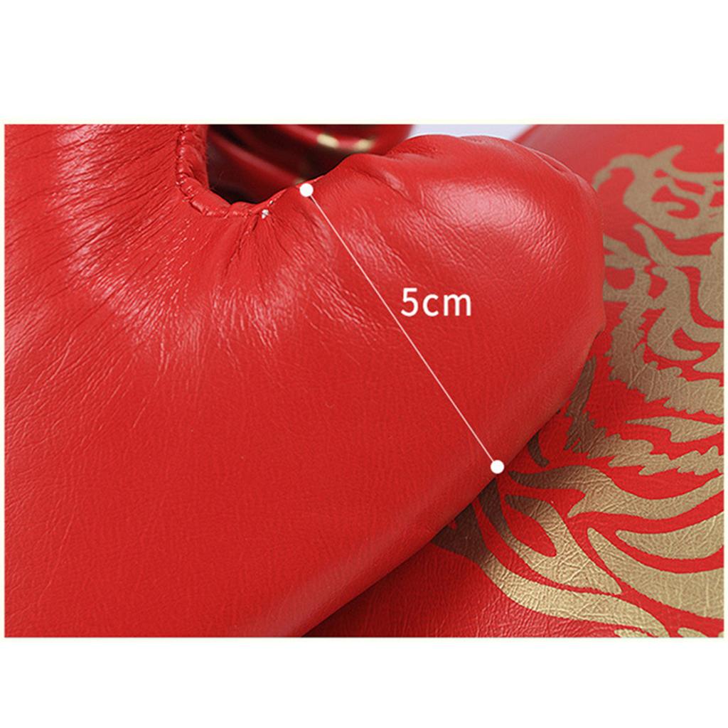 Boxing Gloves Children Grappling Punching Bag Martial Sparring red 38x23cm