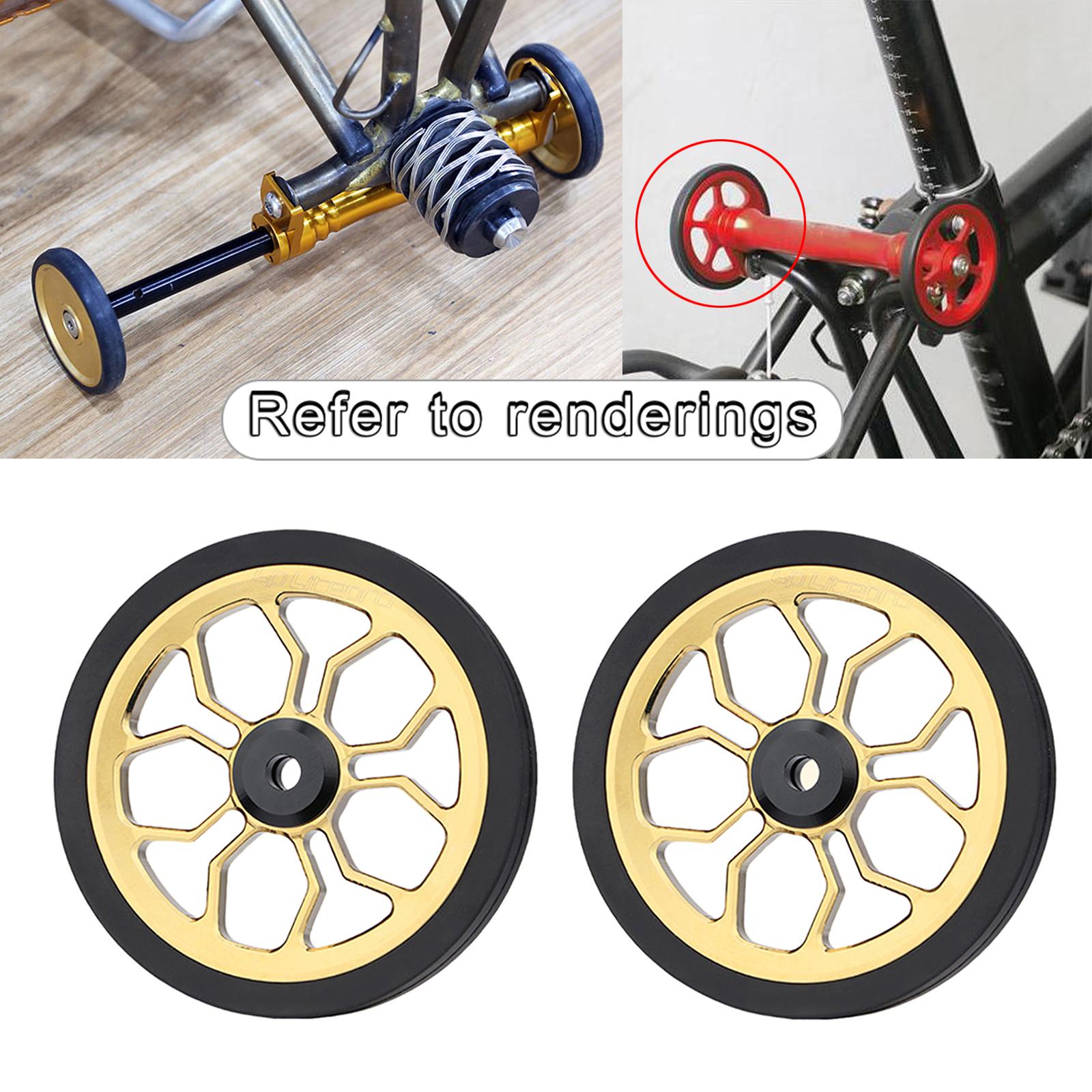 82mm Folding Bike Easy Wheel Repair Parts Components for Bicycle Gold