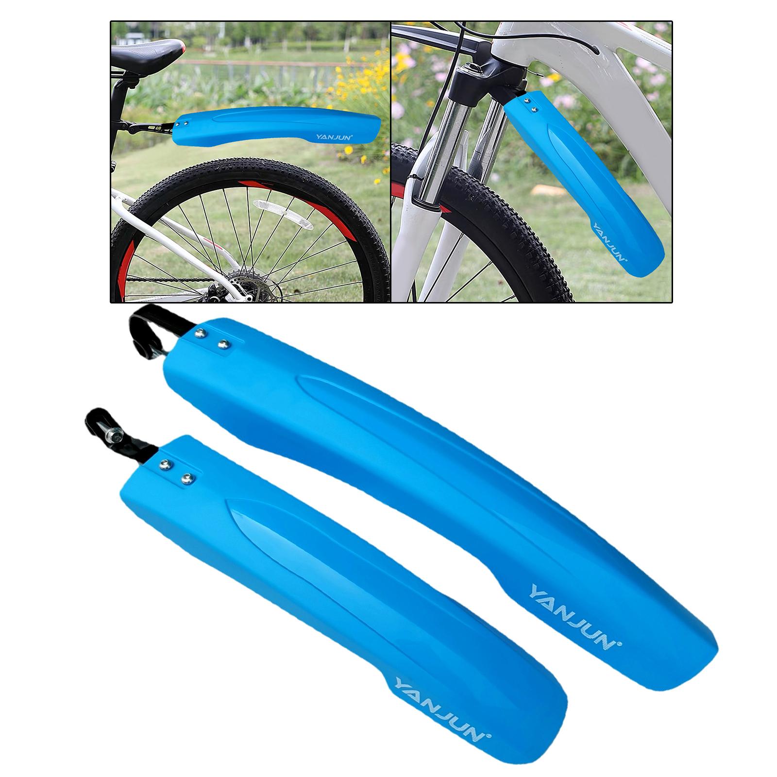 Mountain Road Bike Mudguard Set Front Rear Fenders Universal Cycling Parts Blue