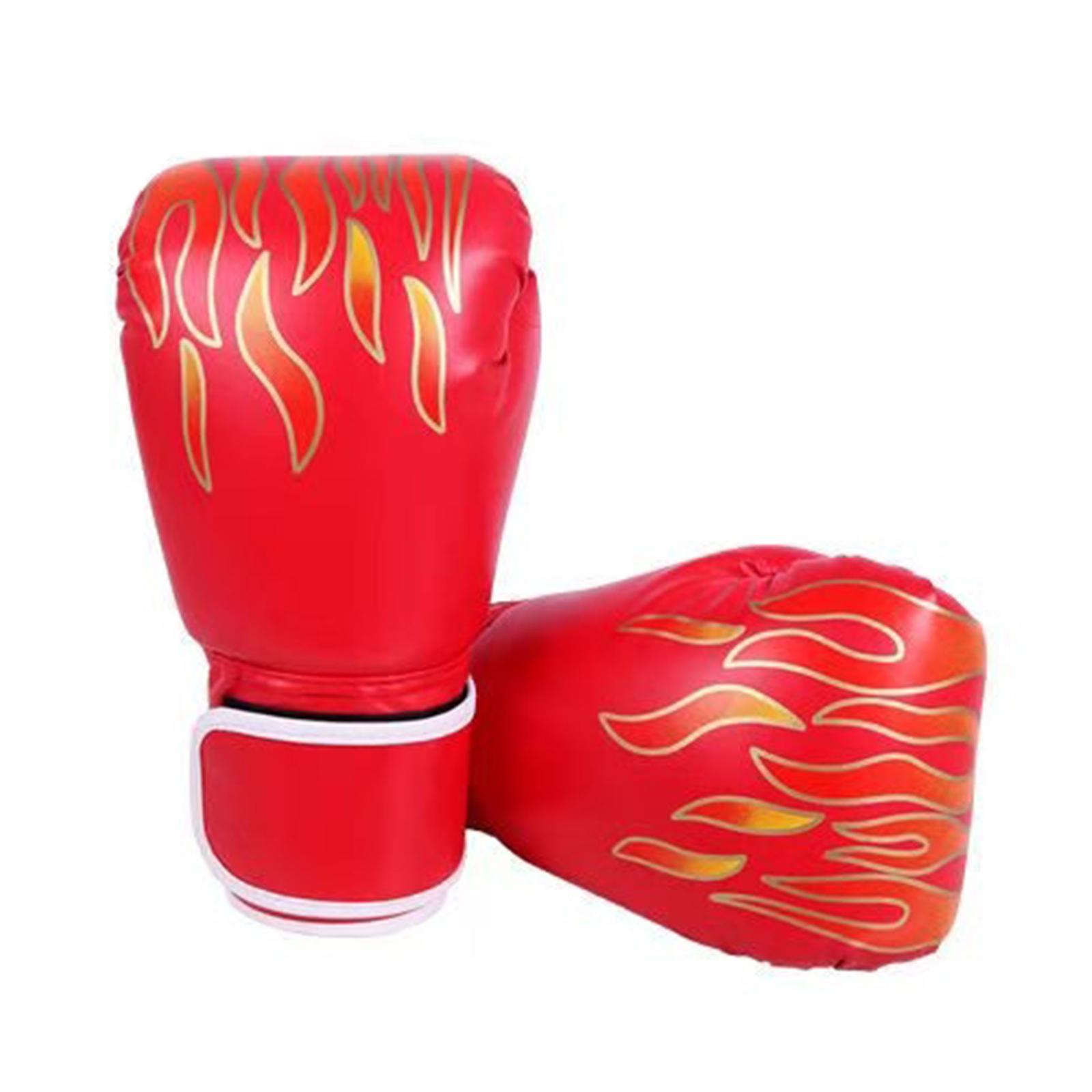 Boxing Gloves, Professional Fight Training Mitt, Punching Bag Mitt Girls Red Adult