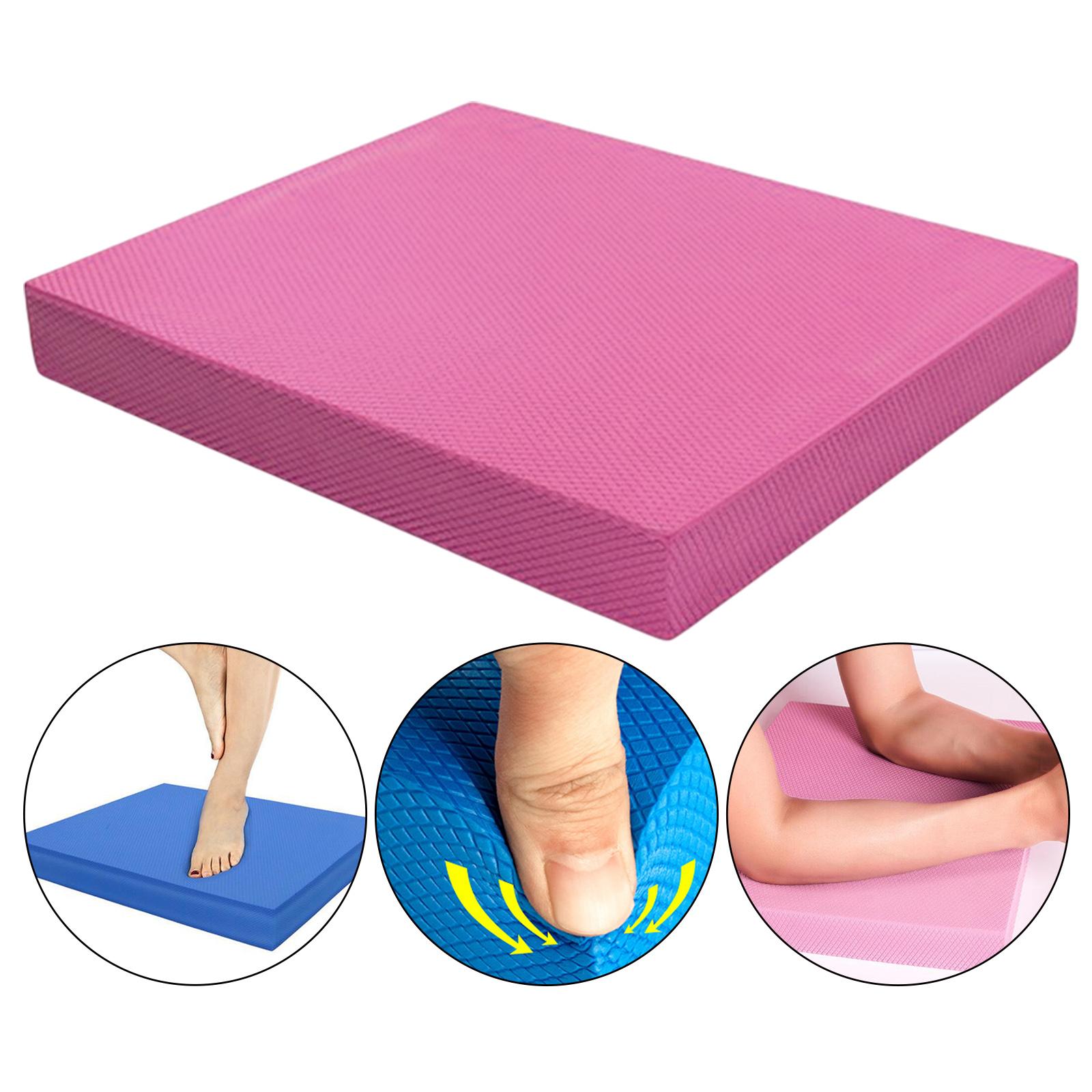 TPE Yoga Mat Board Soft Stability for Pilates Fitness Adults Kids L Pink