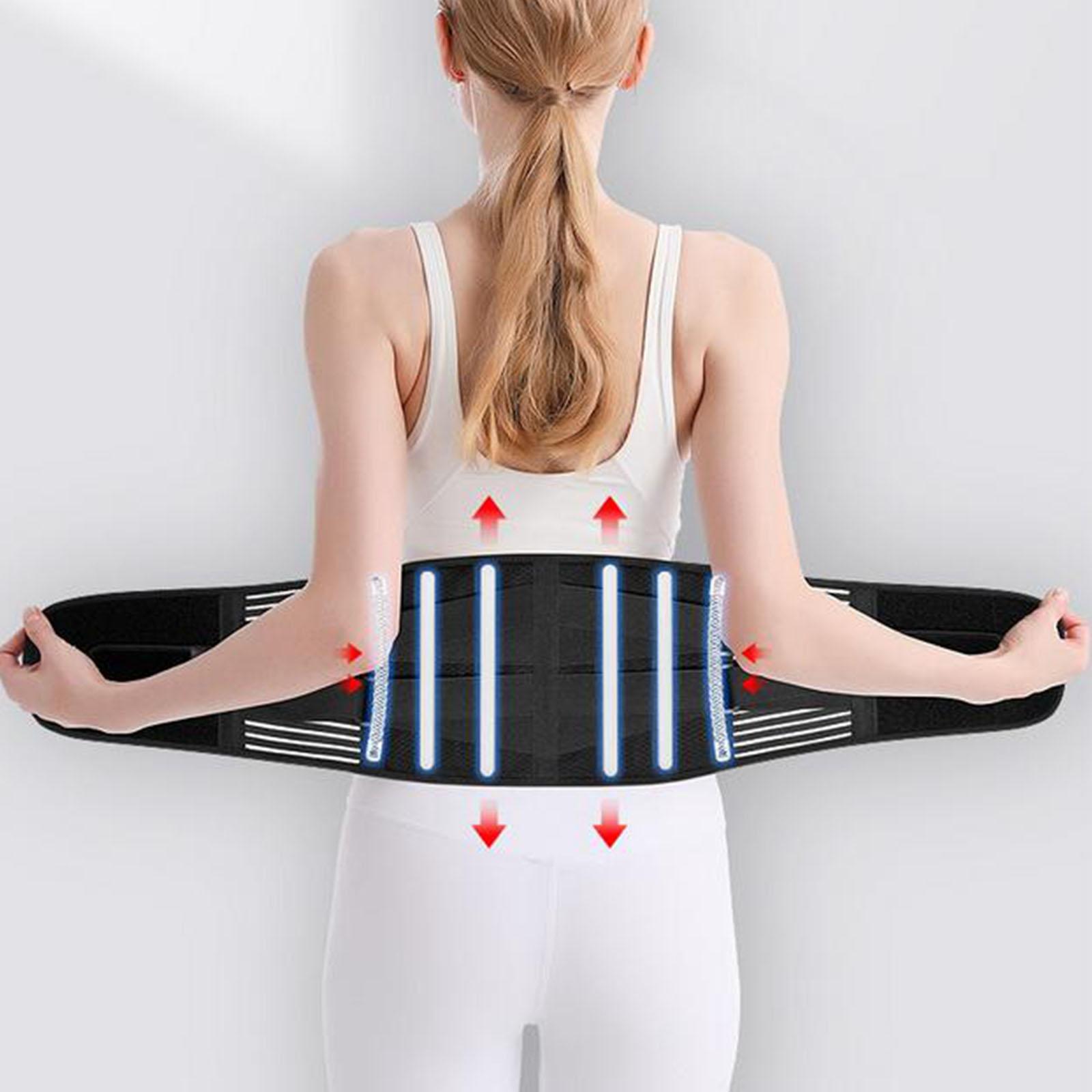 Back Support Belt Wasit Brace Tummy Band for Back Pain Herniated Disc XL