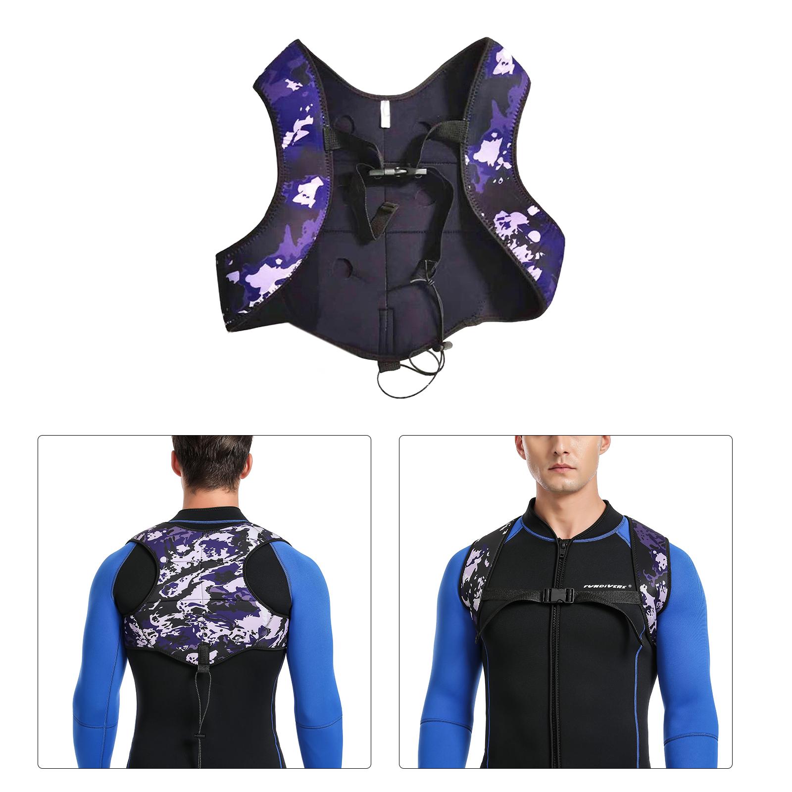 Professional Scuba Diving Weight Vest Unisex Dive Weight Belt Waistcoat M