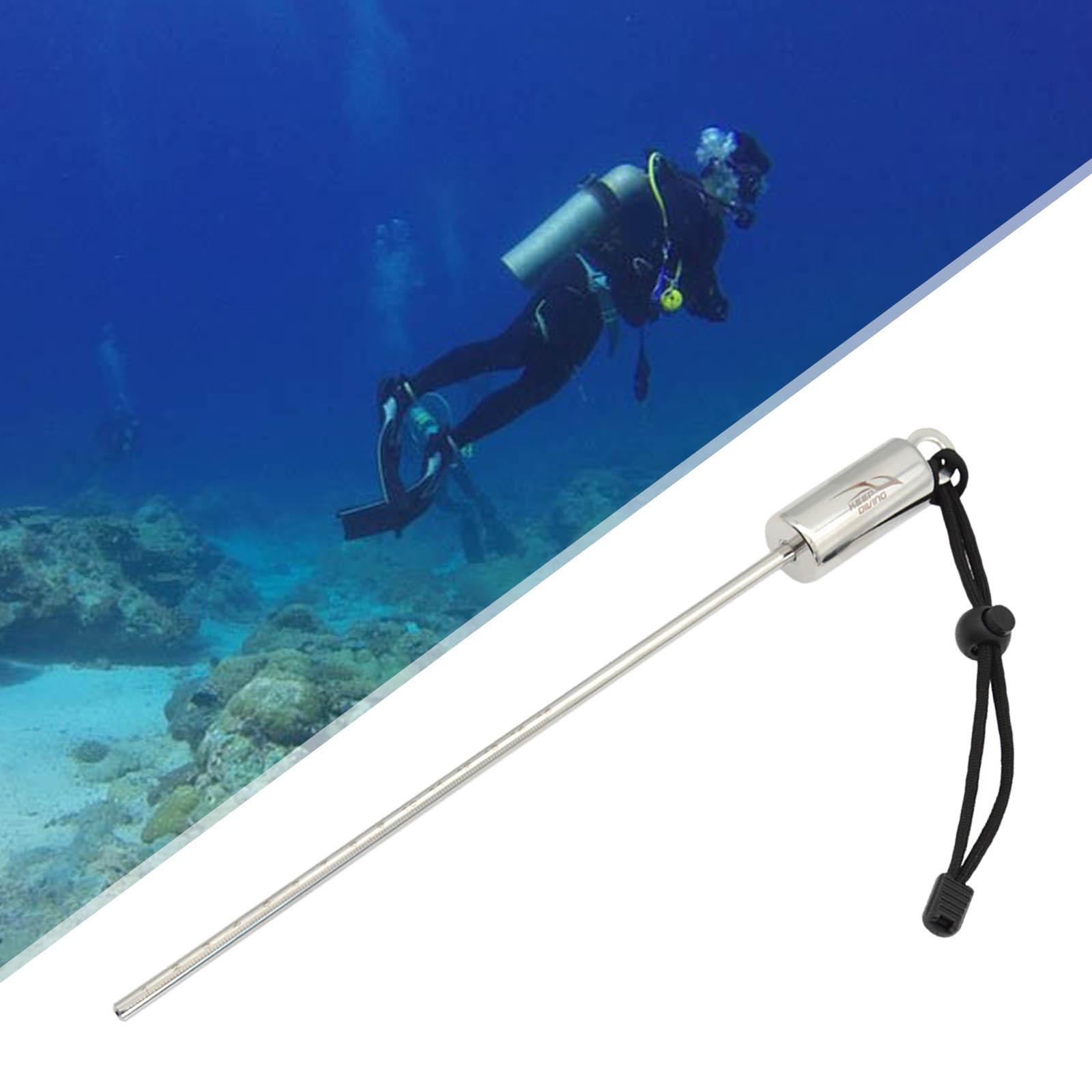 Underwater Diving Pointer Stick Convenient Point Rod Portable Accessory Black