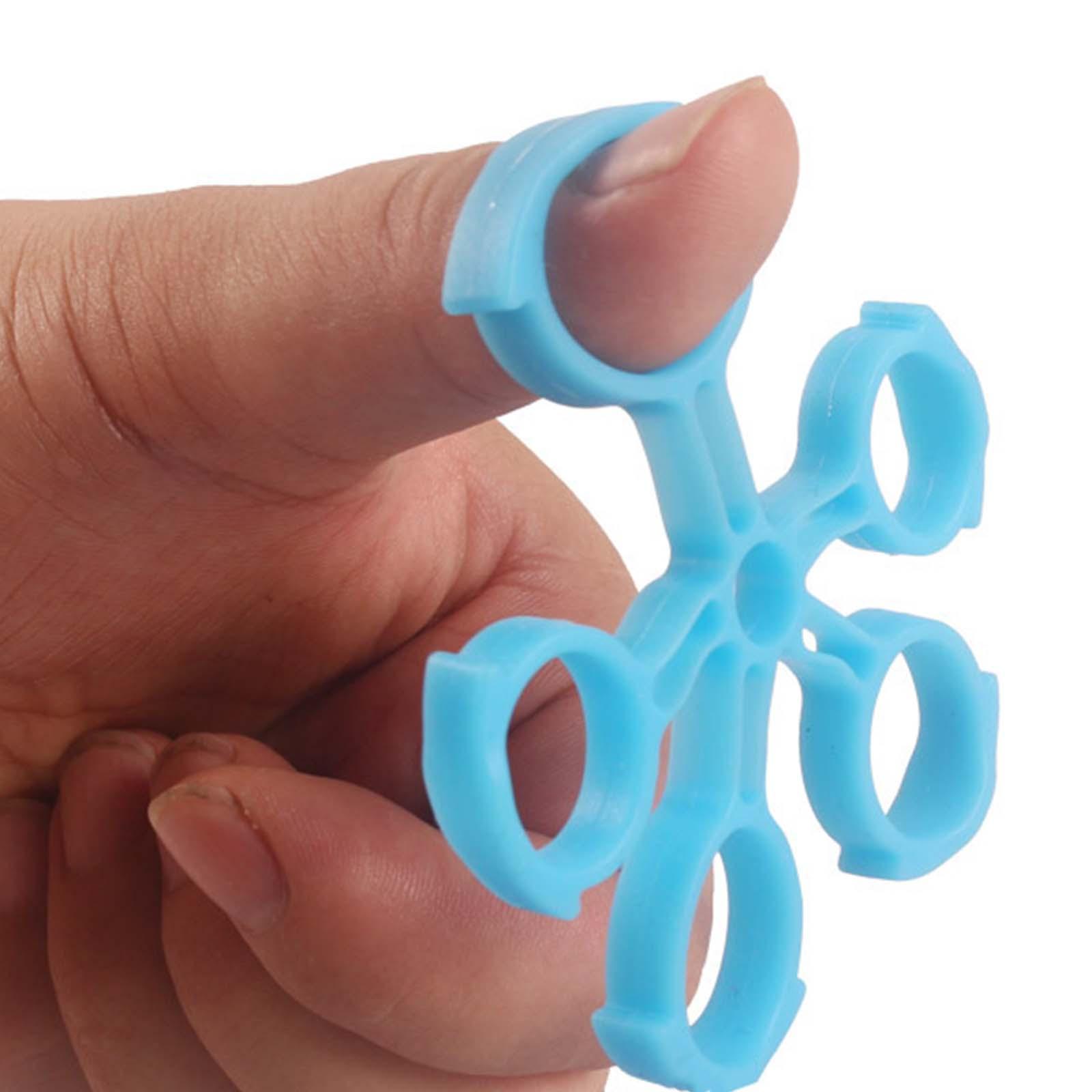 Finger Exerciser Hand Gripper Finger Strengthener Home Fitness Equipment Blue 1lb