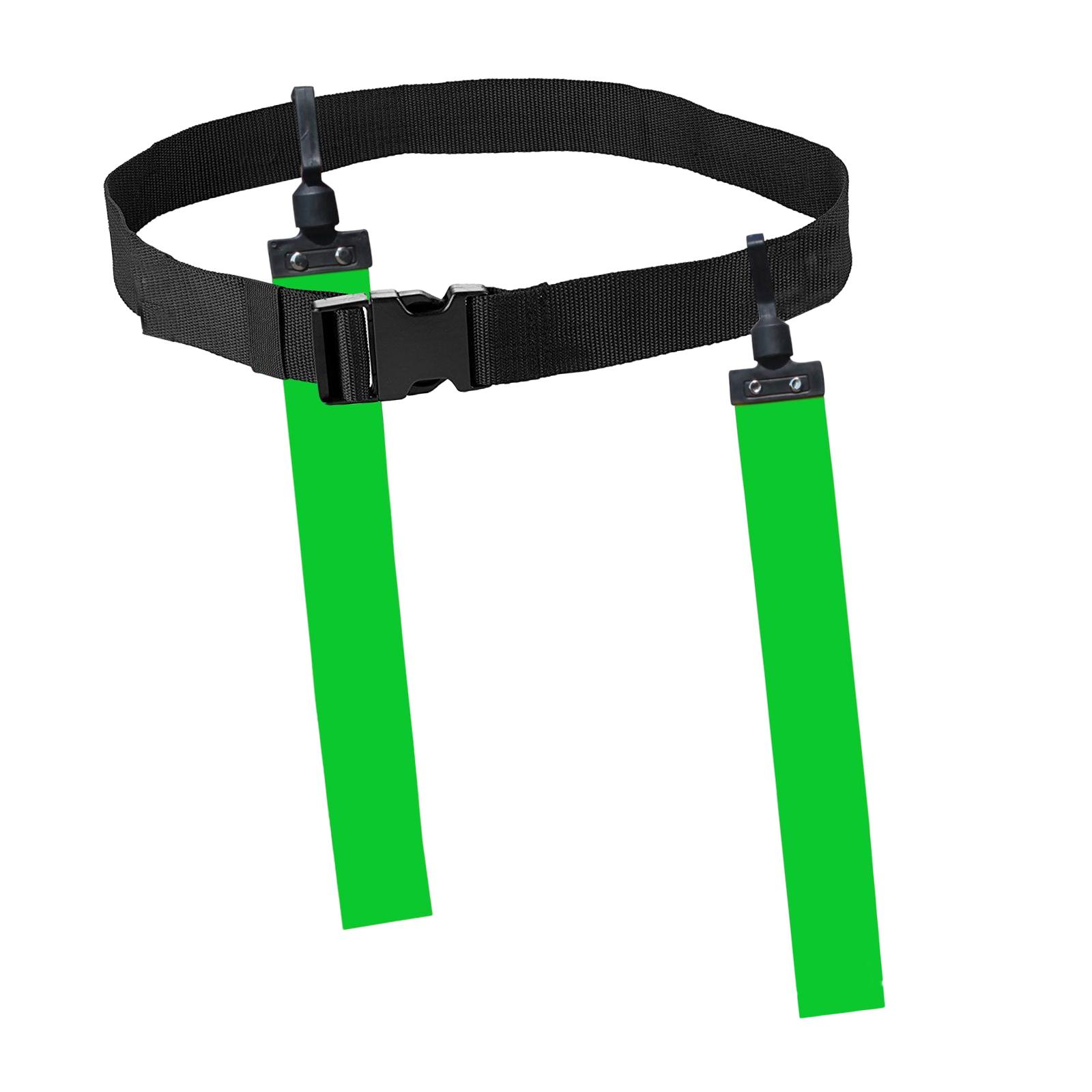 Football Waist Belt Ribbon Adjustable for Outdoor Accessories Equipment green