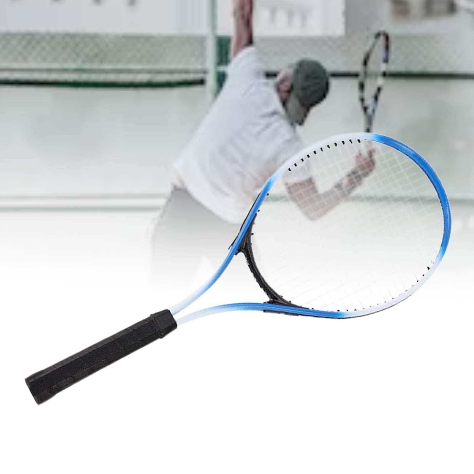 Lightweight Tennis Racket Unisex Professional Training for Beginners Players Blue