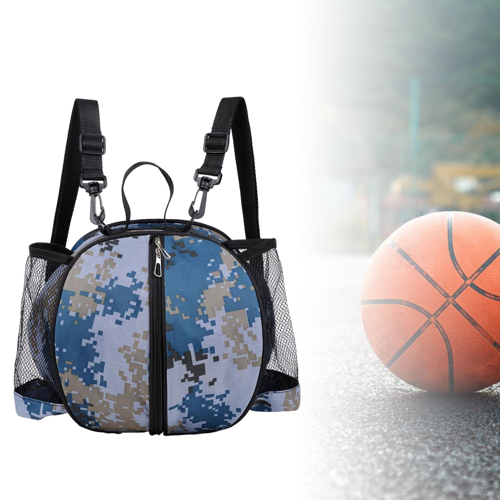 Basketball Shoulder Bag Backpack Basketball Tote Bag Accessories Adjustable Style D