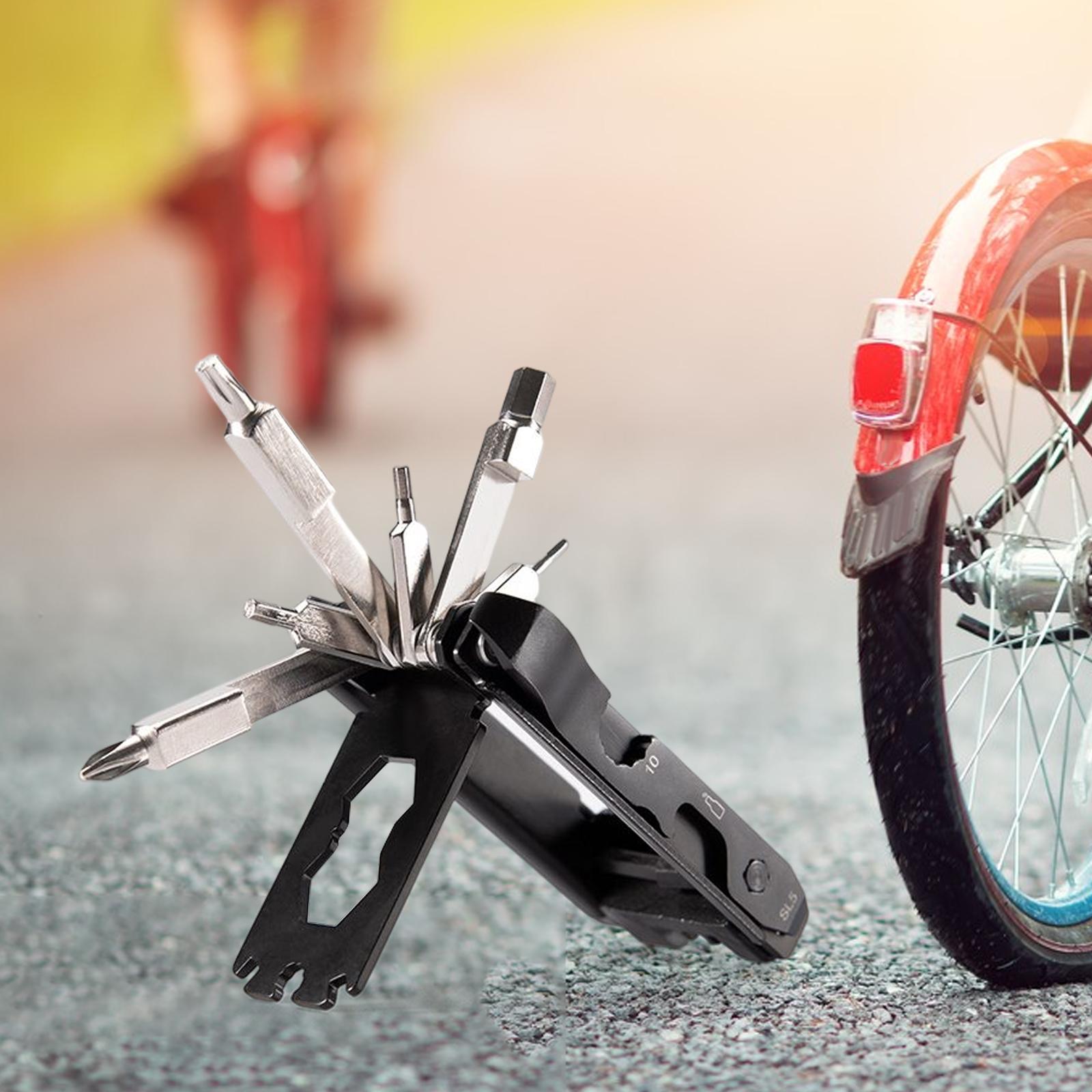 Bicycle Tire Repair Tool Multi Purpose Foldable Durable for MTB Accessories