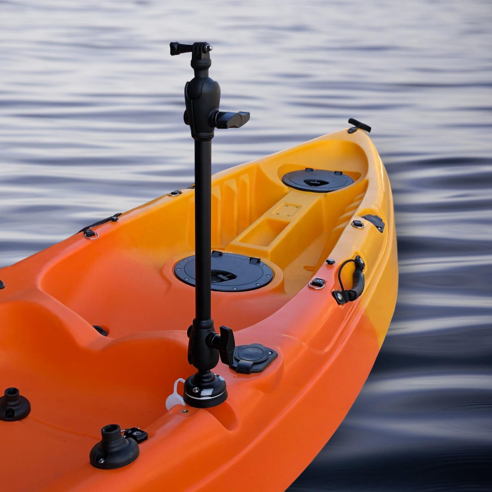 Kayak Action Camera Mount Adjustable Paddleboards Bracket Action cam Canoes Length 50cm