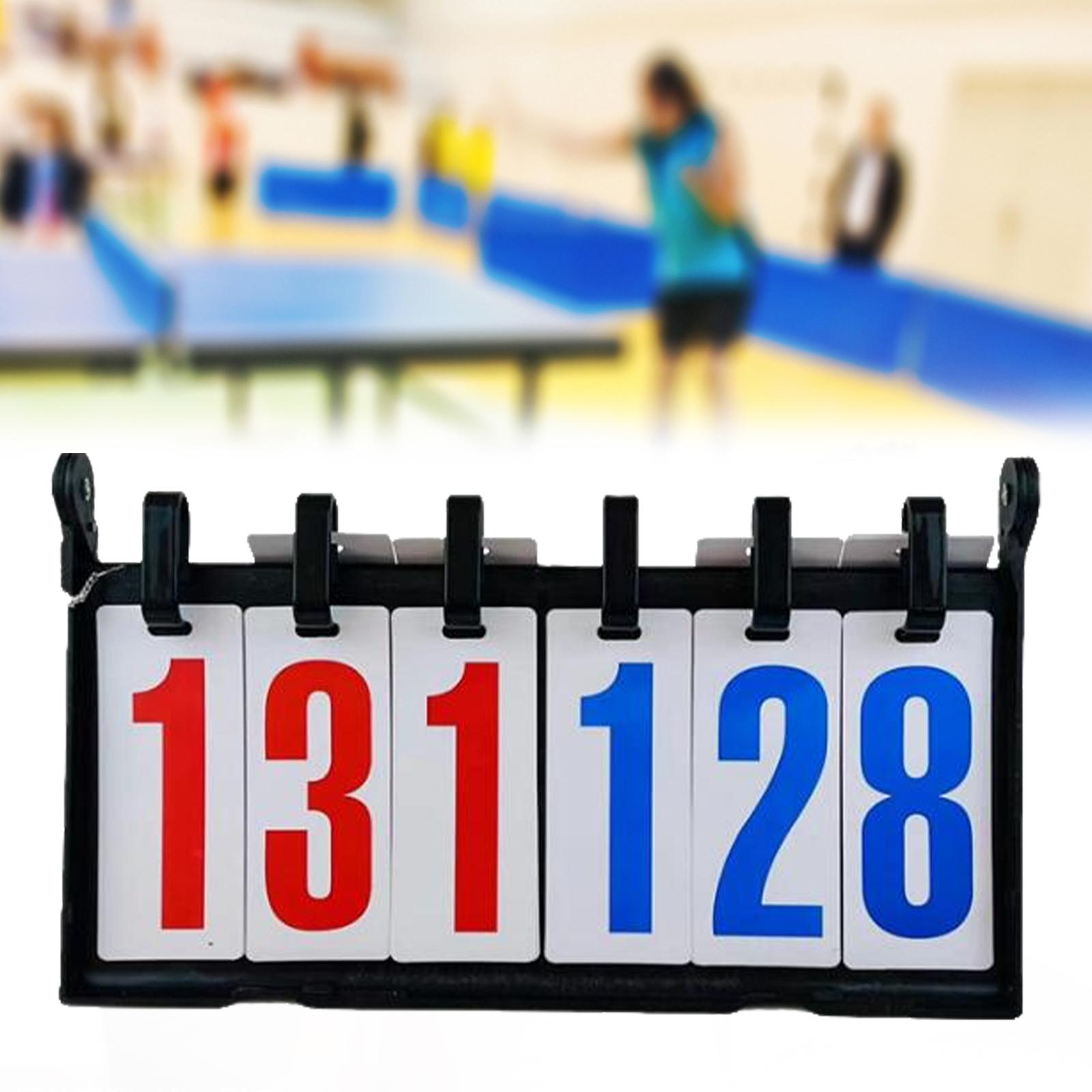 Tabletop Scoreboard Competition Score Keeper for Outdoor Basketball Baseball