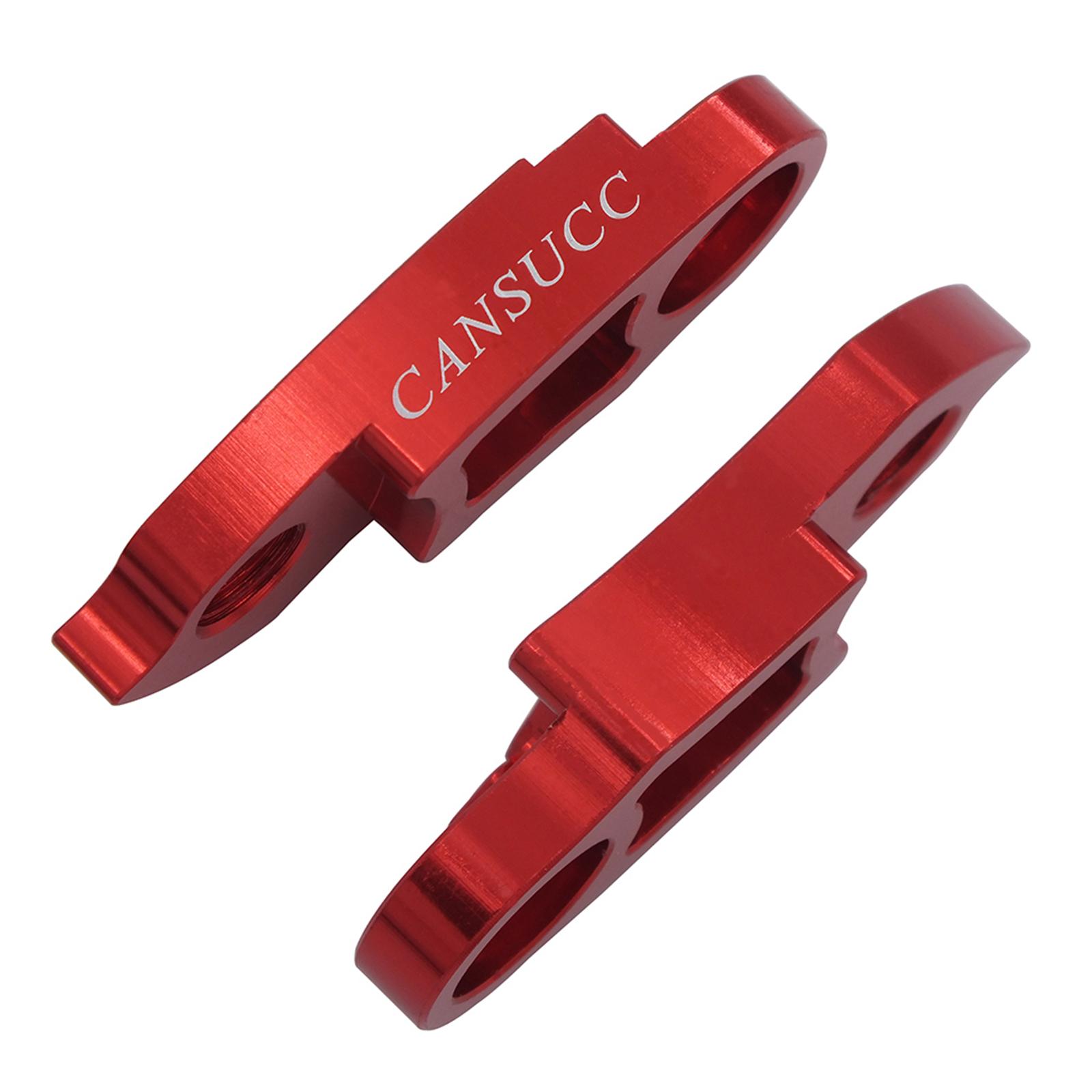 2xBicycle Rear Derailleur Hanger Extender Parts Shifter Bracket Gear Converter Red