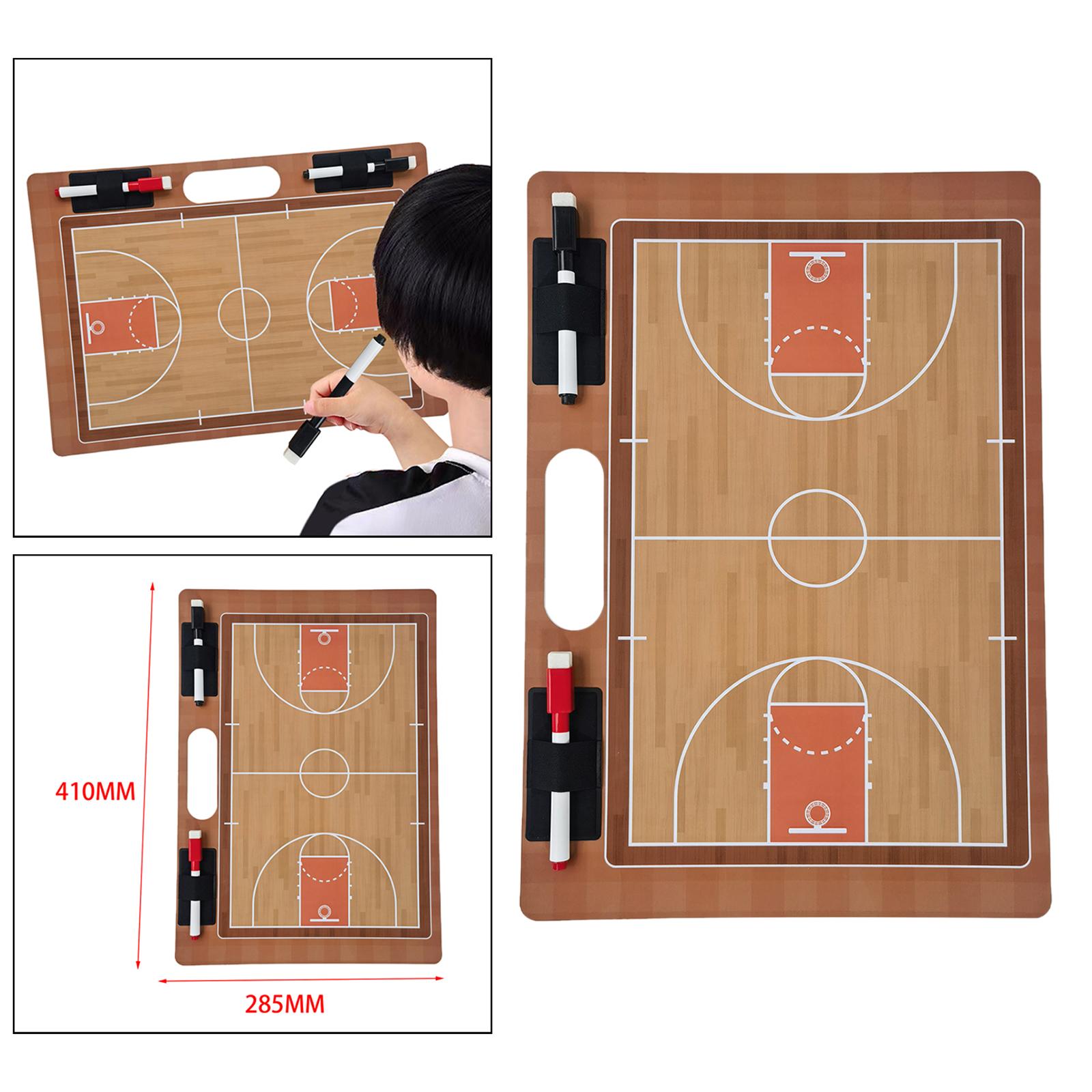 Clipboard Dry Erase Coaches Board Techniques Plays Basketball Coaching Board