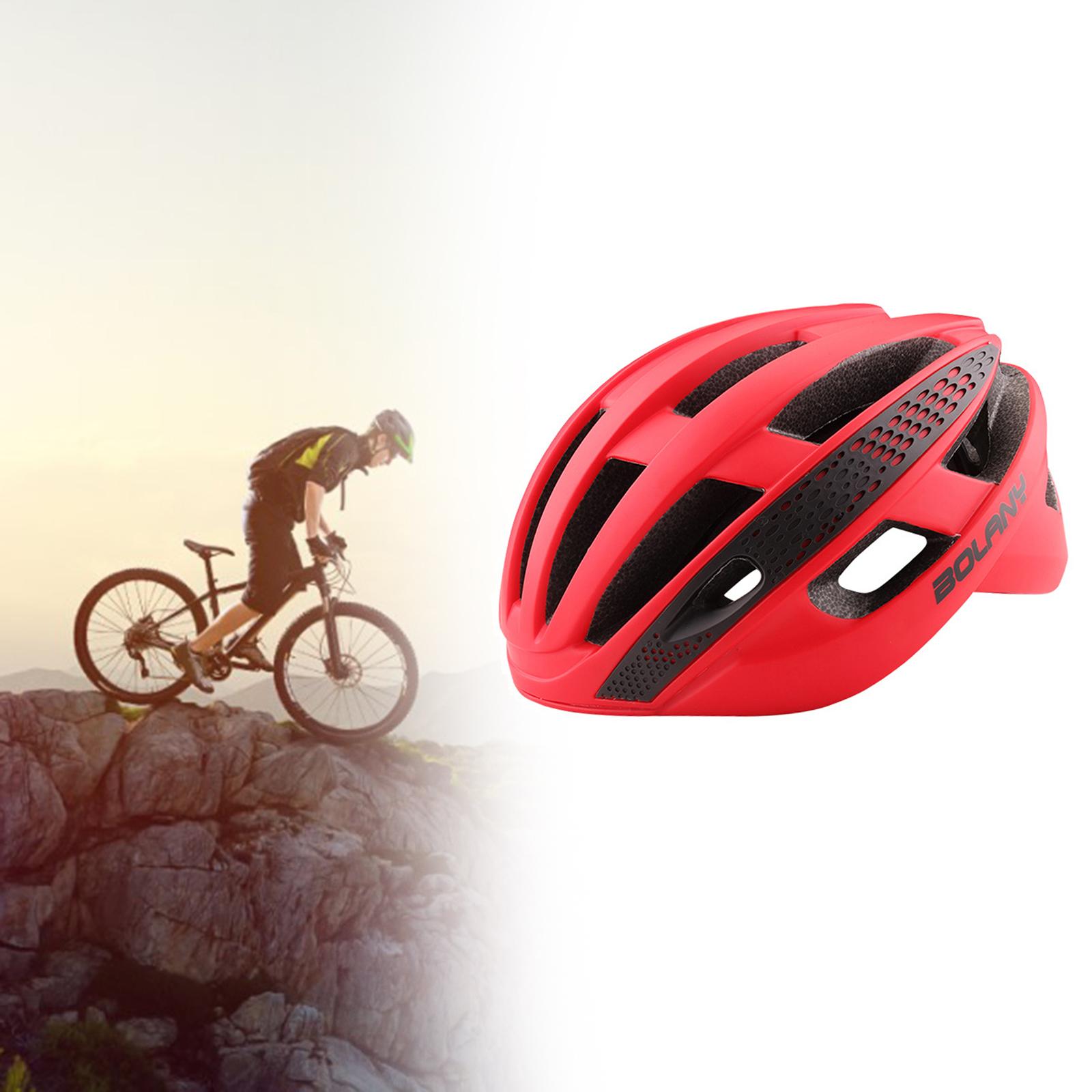 Bike Safety Helmet Better Cushioning Bike Helmet Men for Unisex Biker Biking Red
