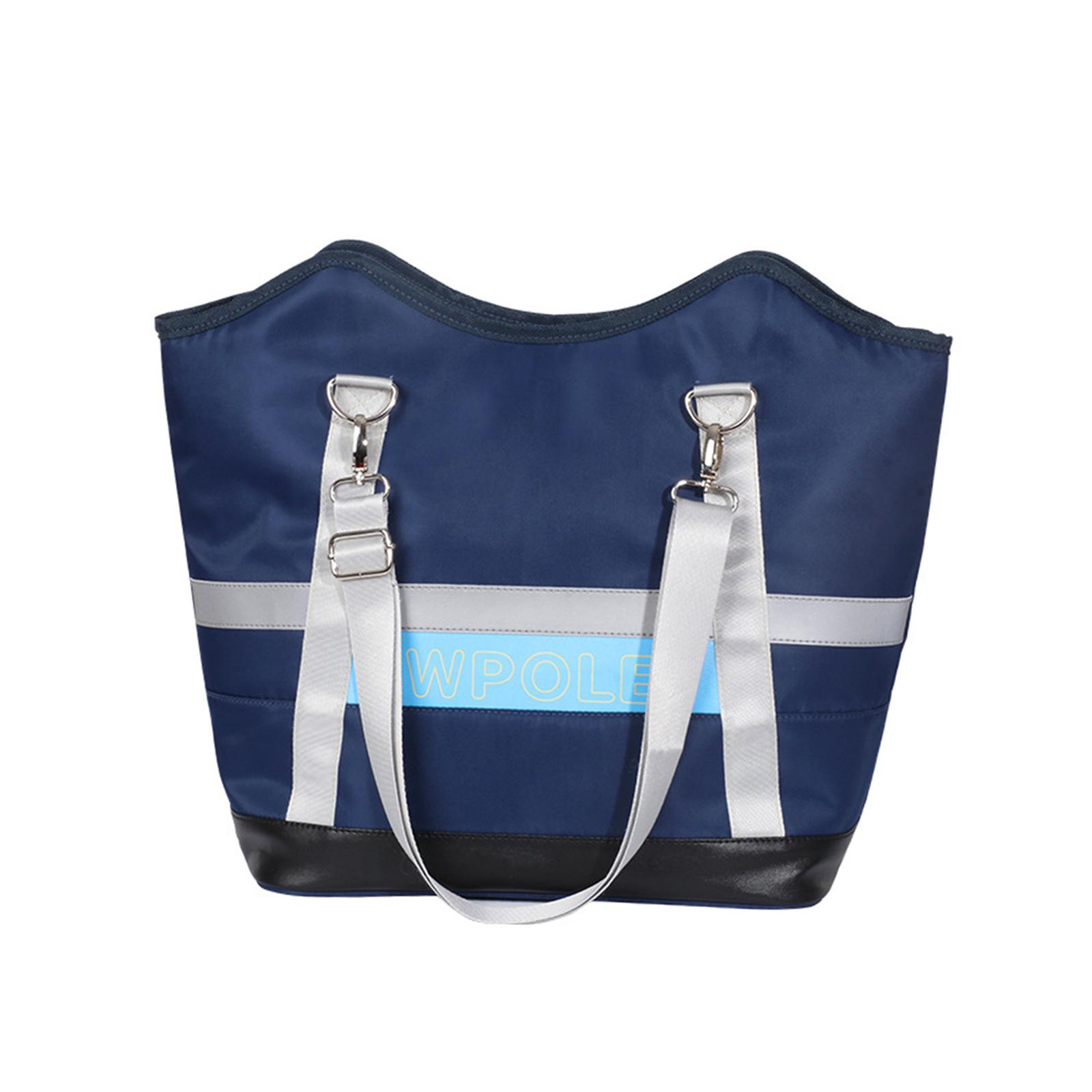 Tennis Tote Bag with Detachable Shoulder Strap Stylish Badminton Racquet Bag Blue