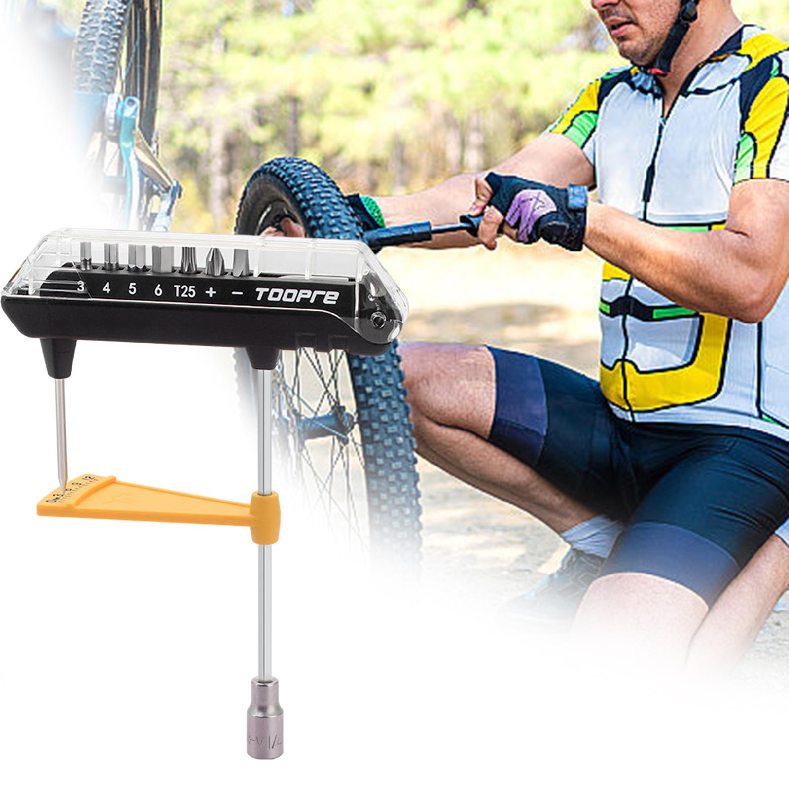 Wrench for Bicycle Accurate Durable Nylon Steel Cycling Wrench Black