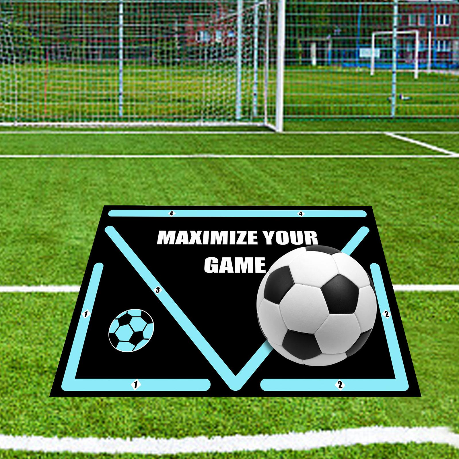 Football Footstep Training Mat Supplies Soccer Accessories Football Door Mat