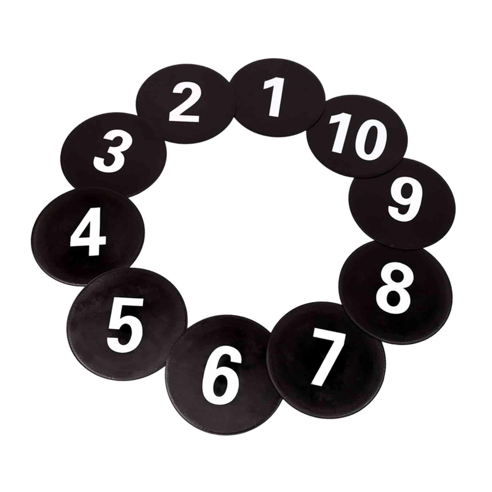 Numbered Floor Spot Markers