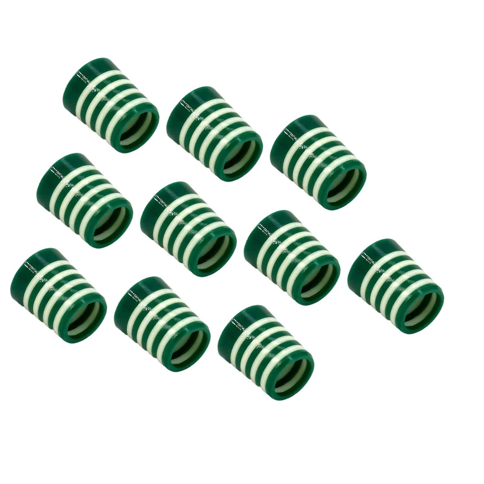 Golf Iron Ferrules Green White