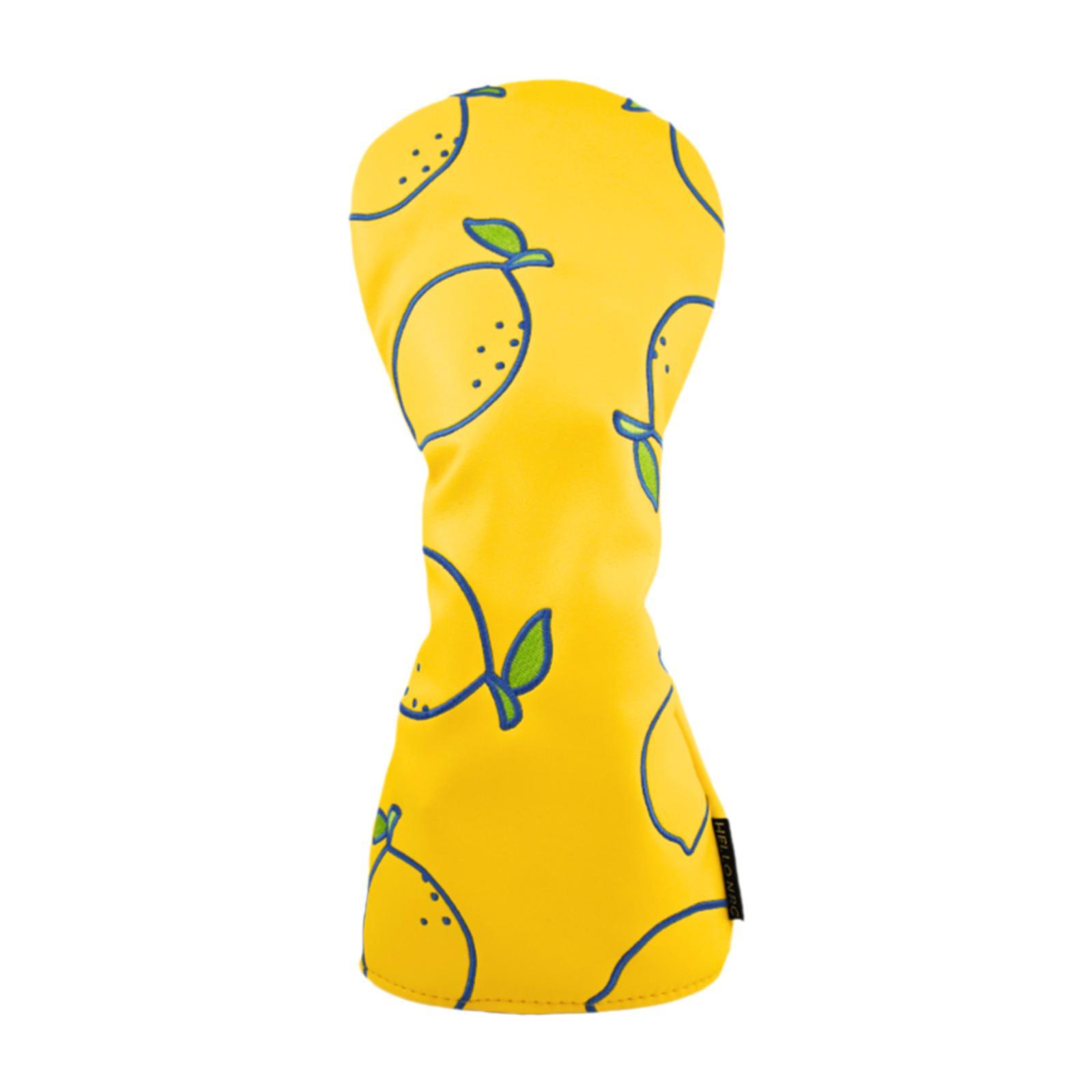 Golf Wood Headcover Lemon