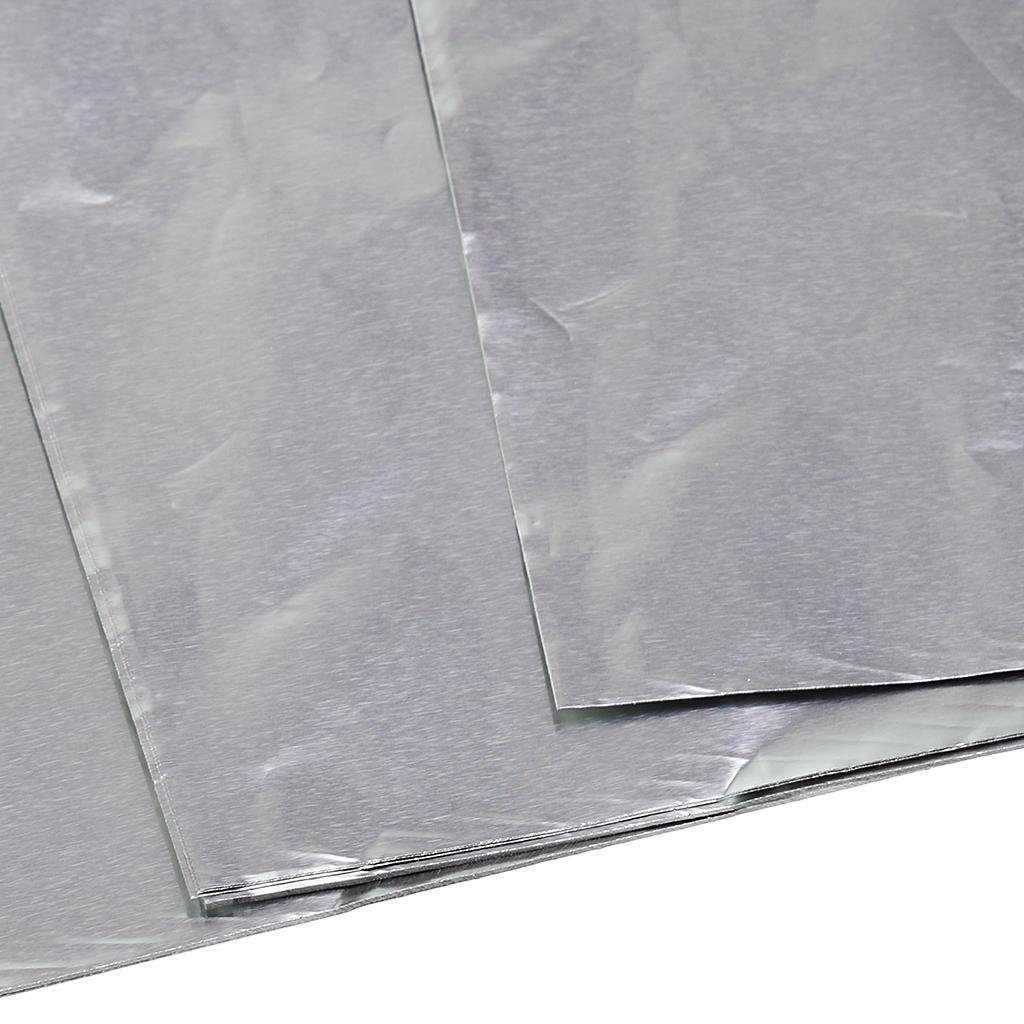 200x Chocolate Candy DIY Package Foil Paper Tinfoil Wrappers Silver & Blue