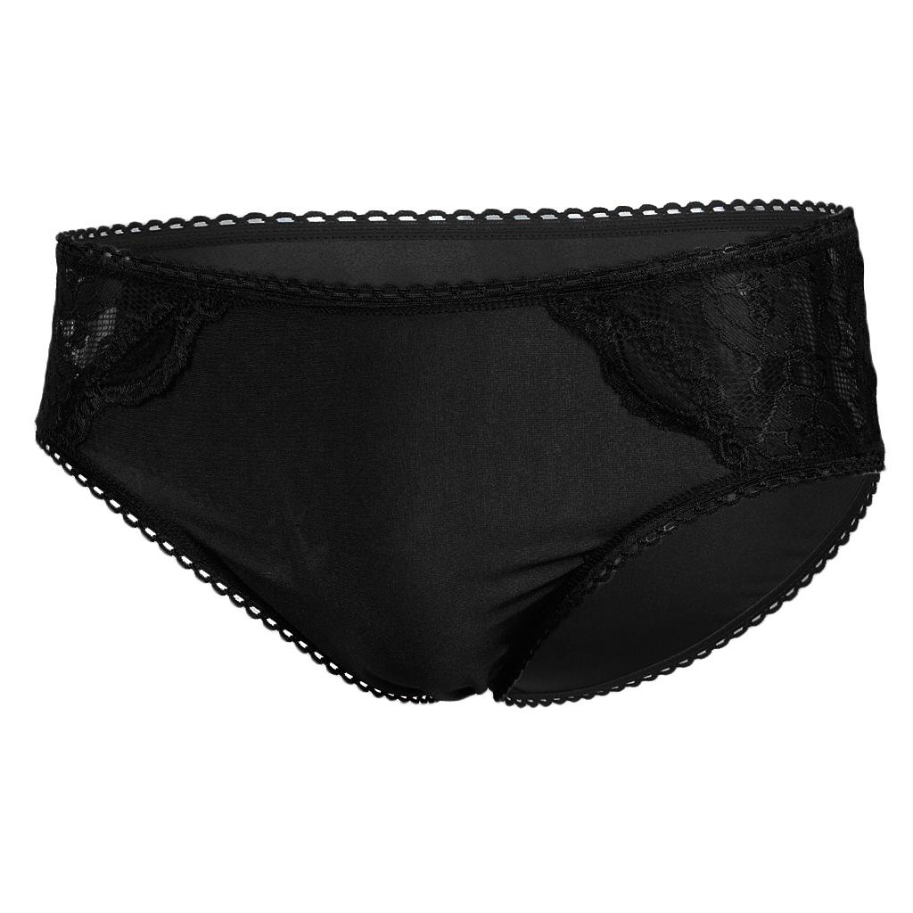 Men's Sexy Spandex Underwear Boxer Briefs Underpants Free Size Black