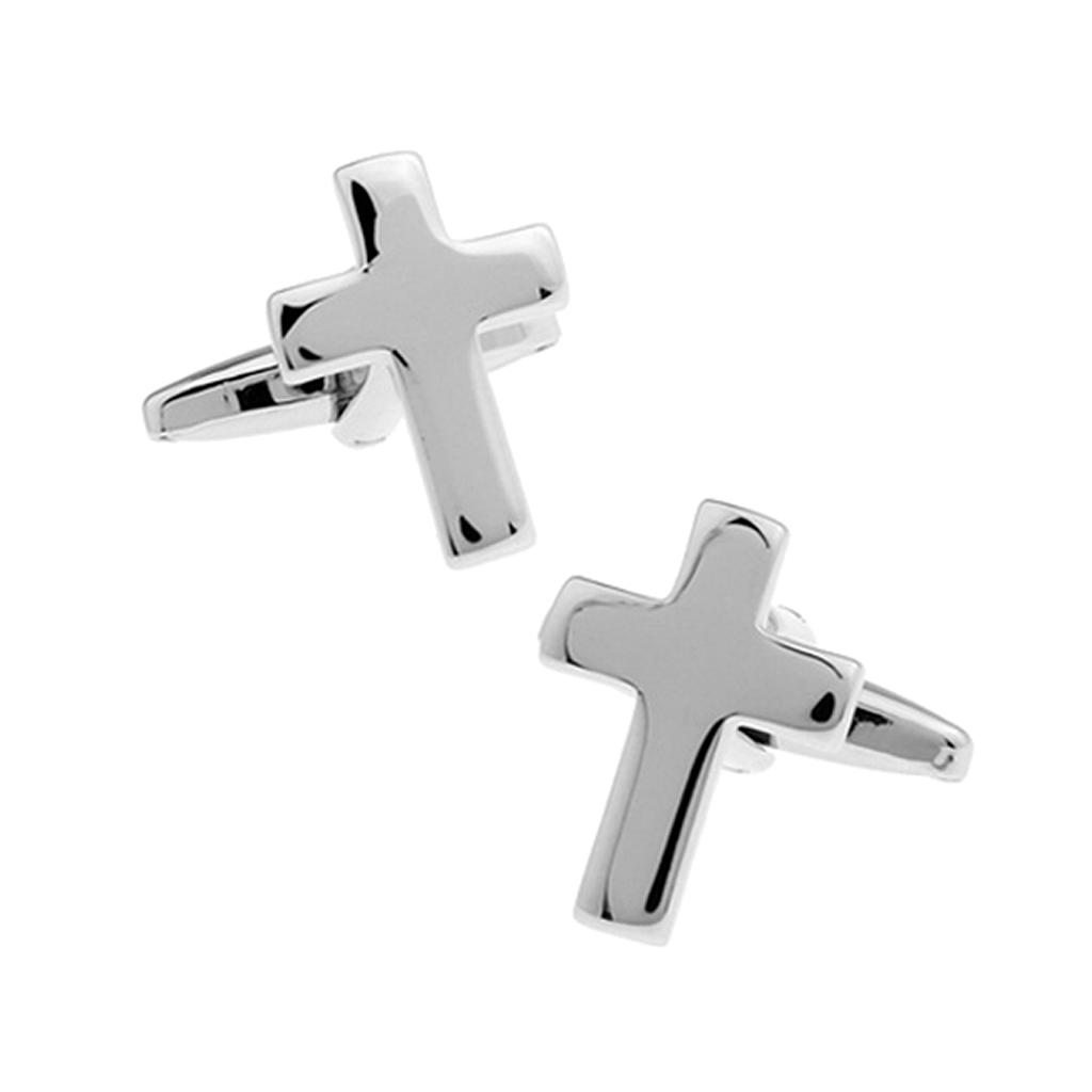 Brass Cross Cufflinks