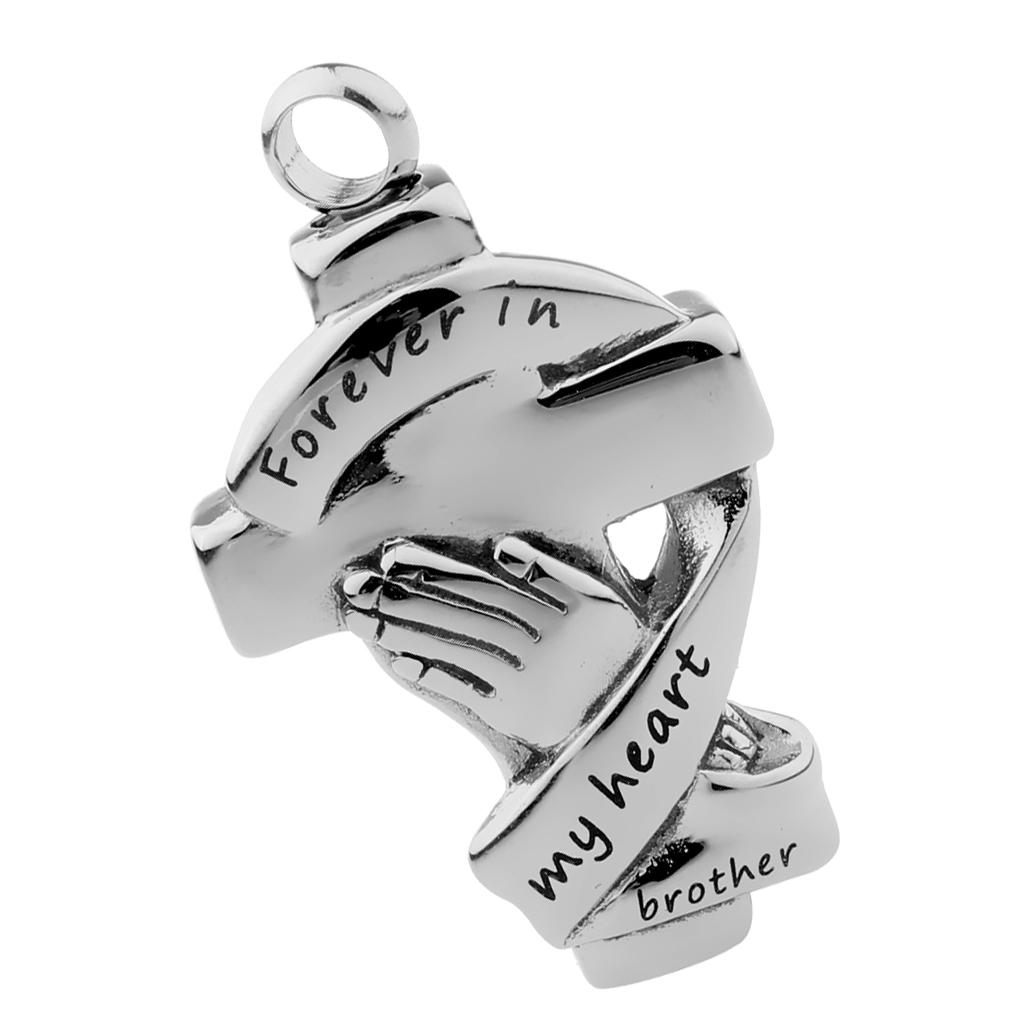 Memorial Pet Ashes Urn Palm Cross Pendant Necklace ...