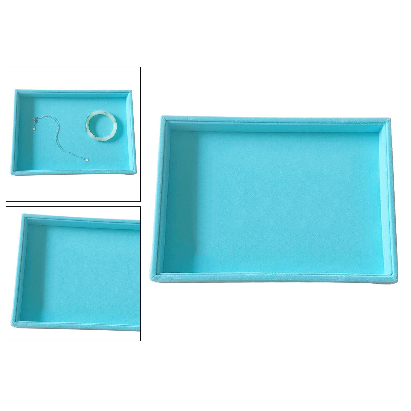 Stackable Velvet Jewelry Display Trays  0 Grid