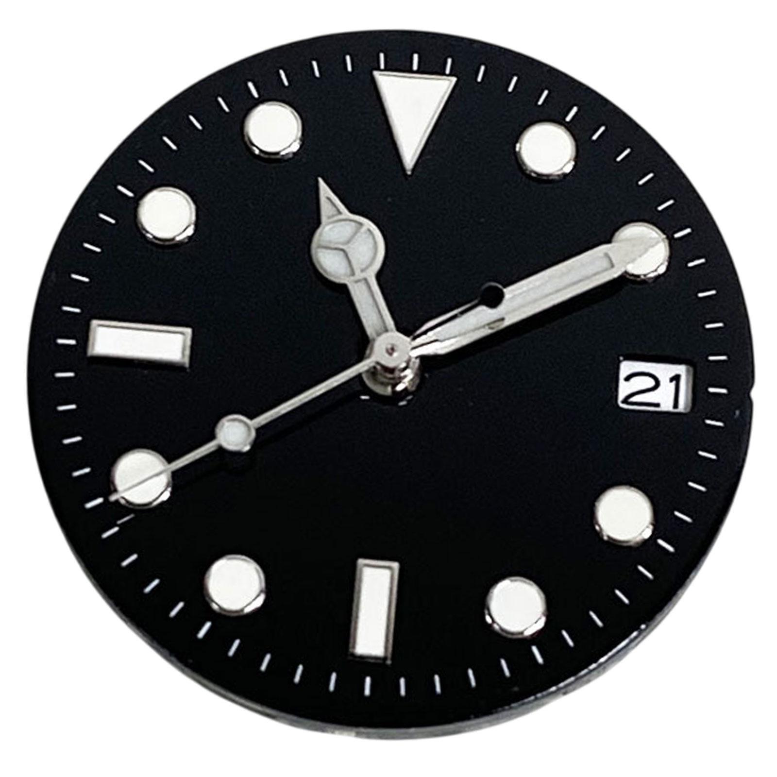 Watch Dial Green Luminous Black