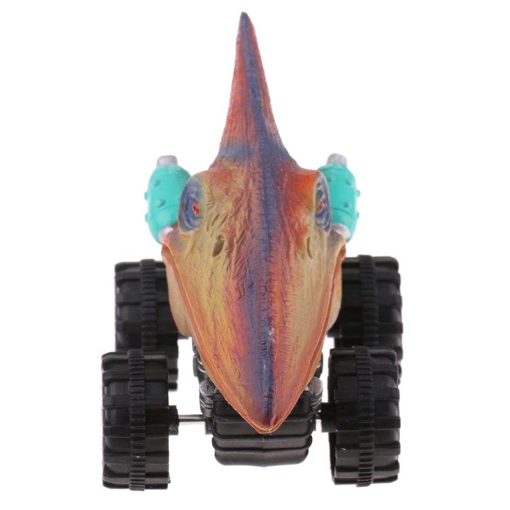5 Options Vivid Animal Dinosaurs Figures Pull Back Cars Jurassic Toys Kids Gifts