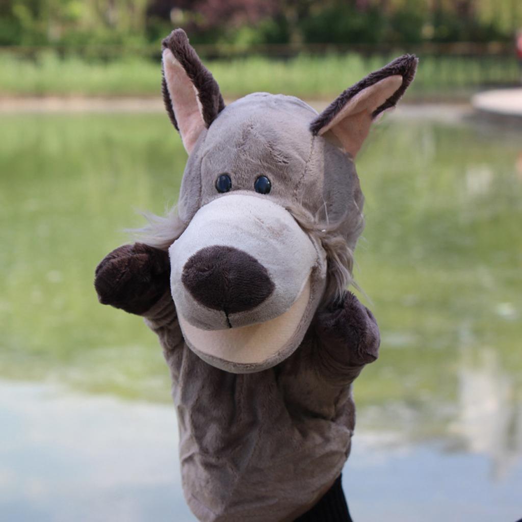 Giocattoli Burattini a Mano Animali Bocca Funzionante Giochi Bambini Finto
