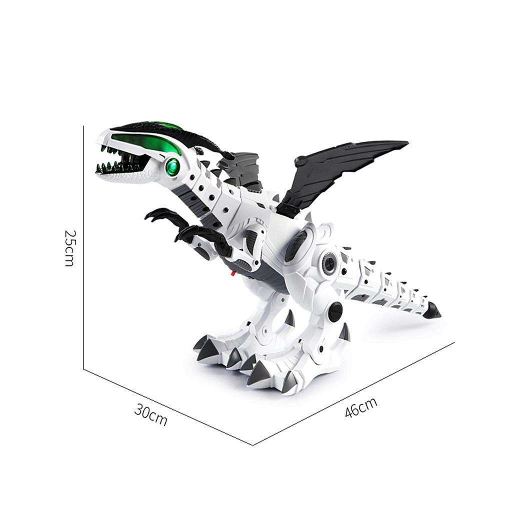 Simulation Spray Machinery Dinosaur Spray Electric Dinosaur Toy Silver