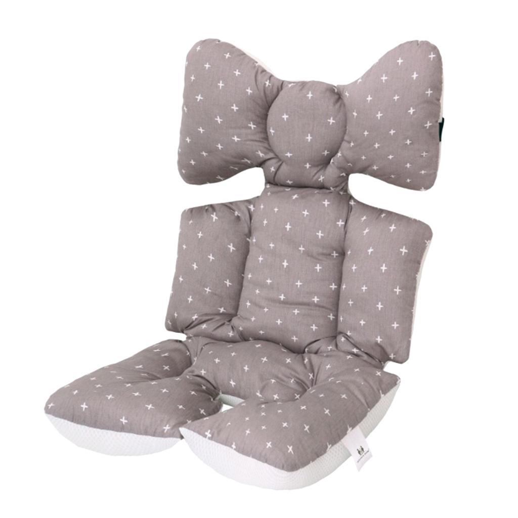 Seat Pad For Baby Infant Stroller Cushion Newborn Pram Line Mat Grey