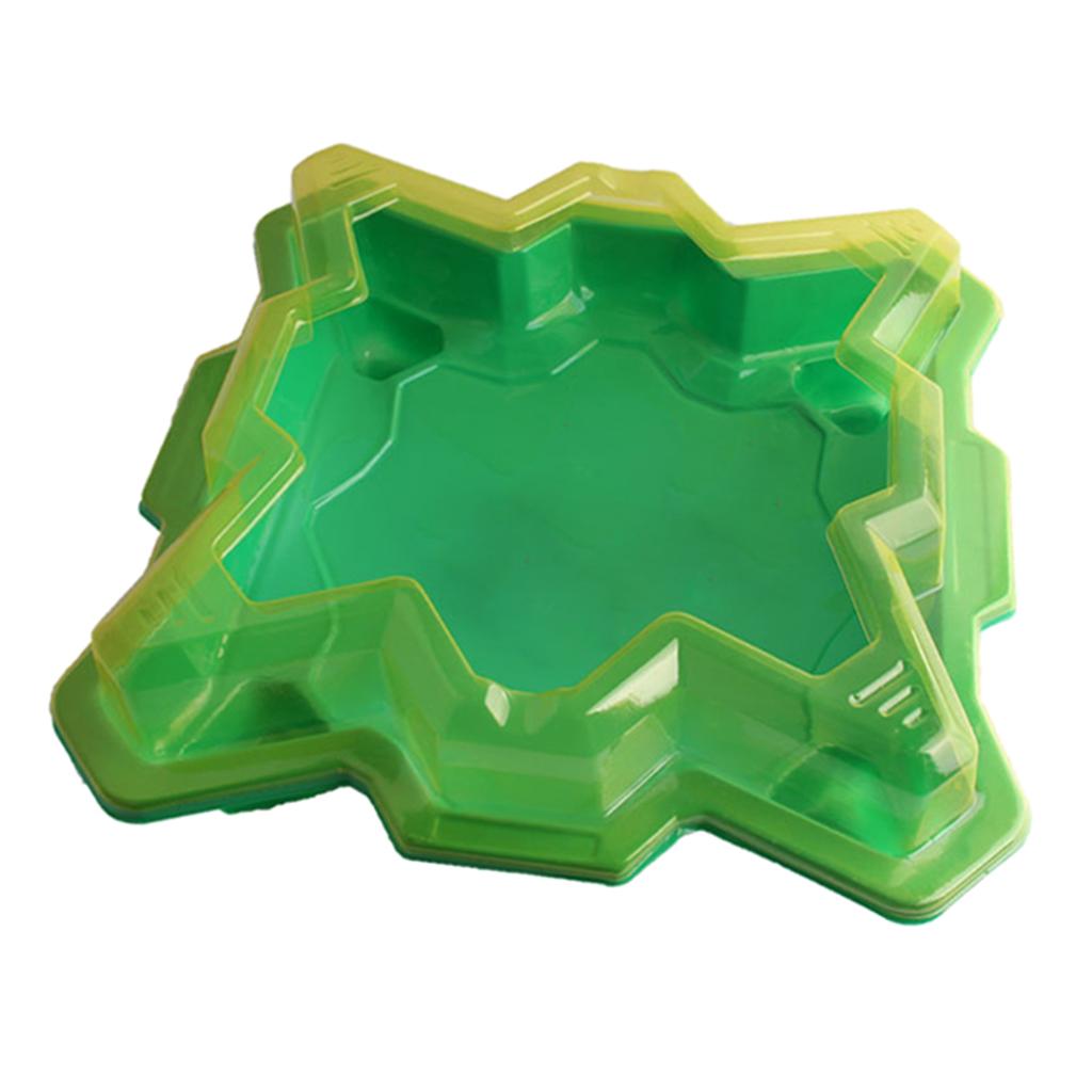 Plastic Burst Gyro Stadium Plate Combat Stadium Green