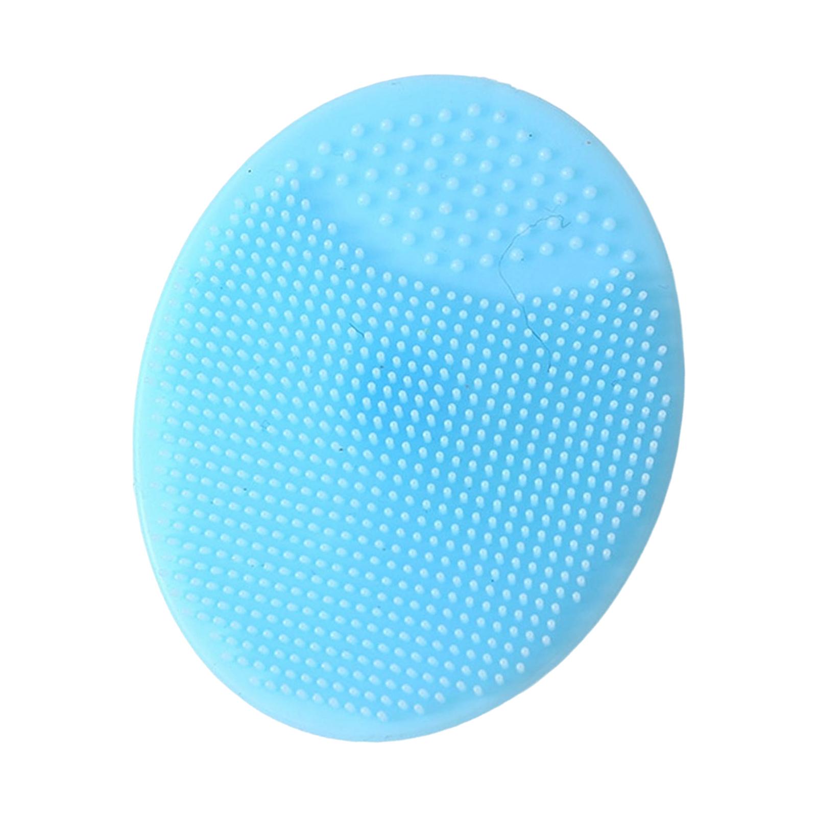 Silicone Shampoo Brush Comfortable Soft for Kids Holiday Gifts Blue