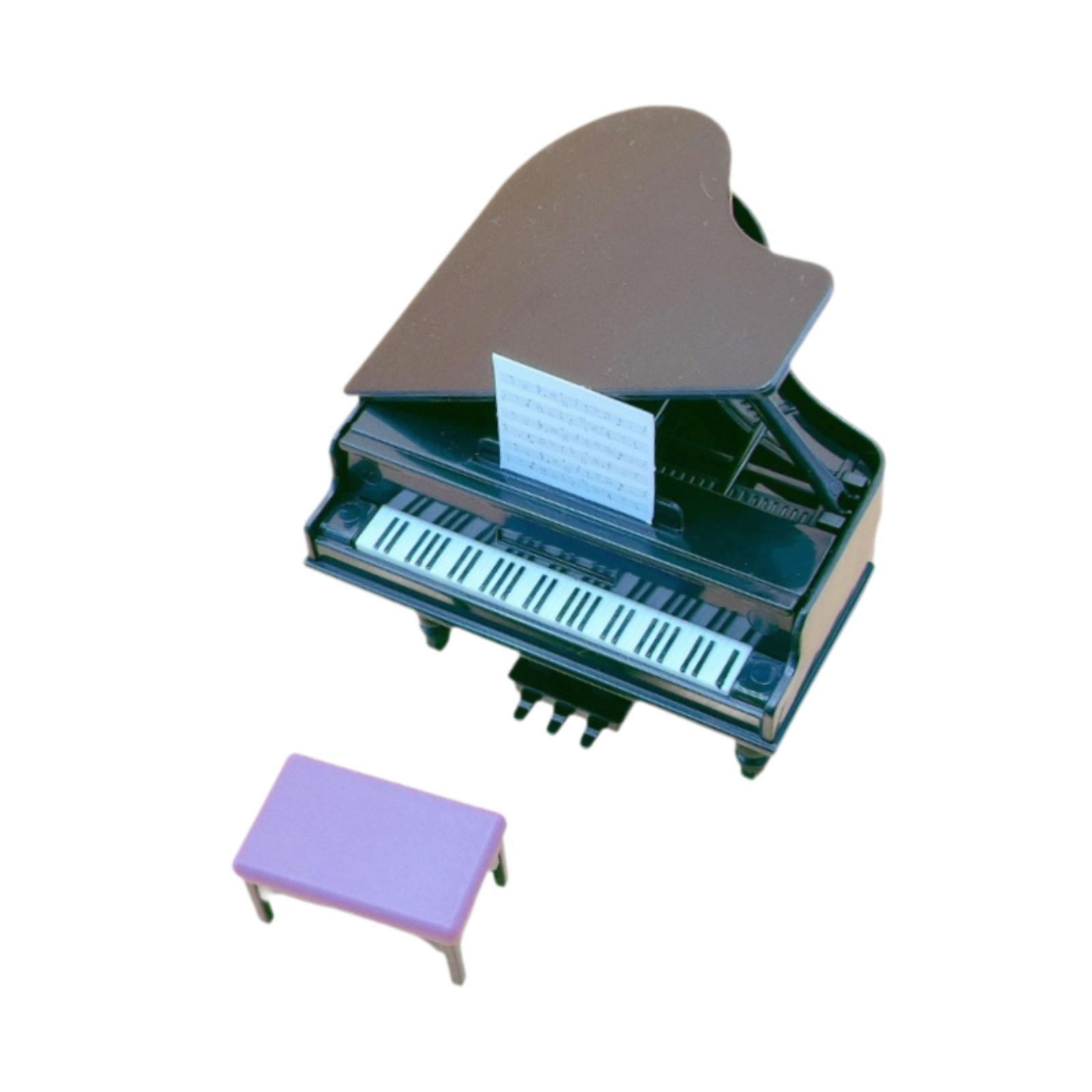 Dollhouse Piano with Stool