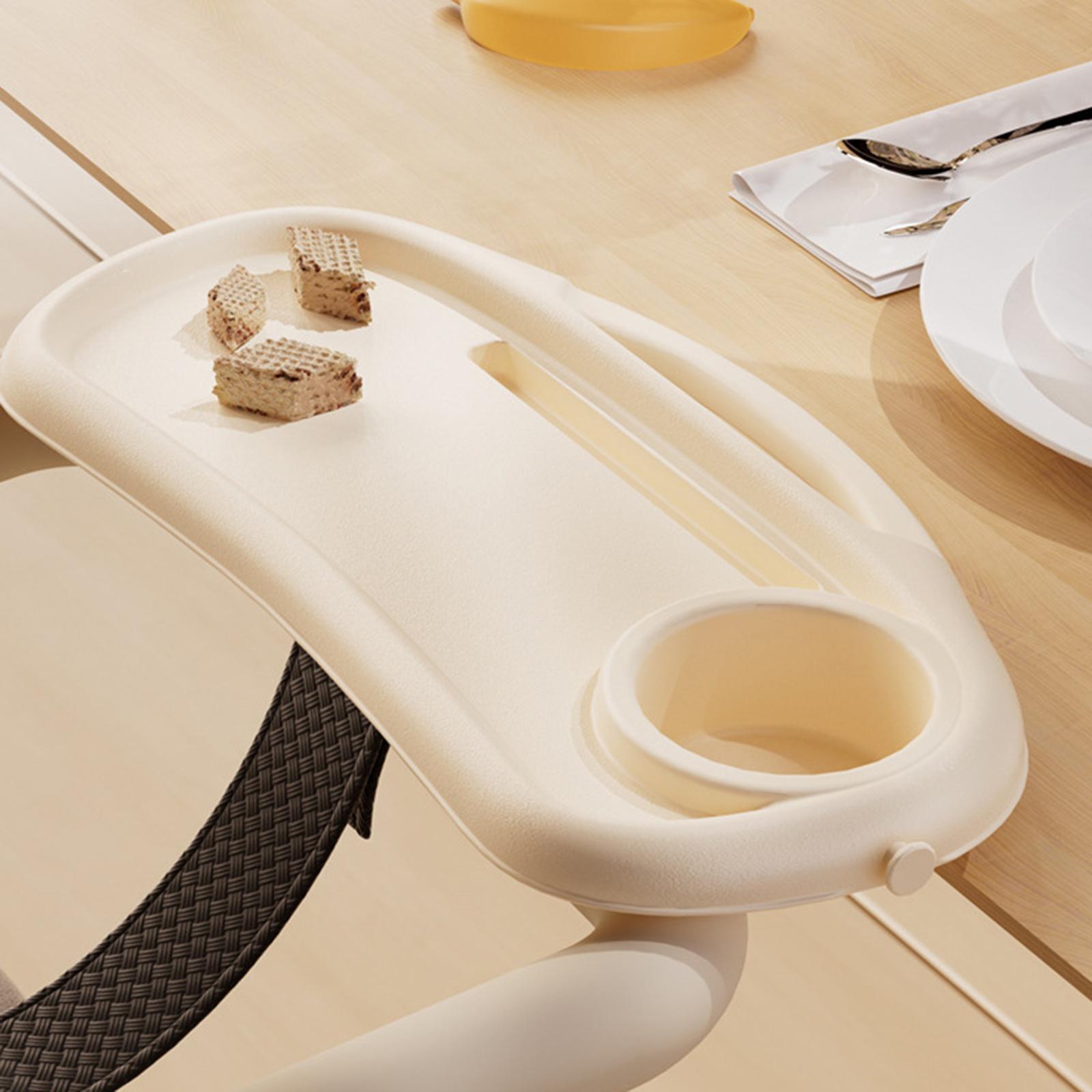 Universal Stroller Tray Snack Tray Removable Baby Stroller Tray Dinner Table white
