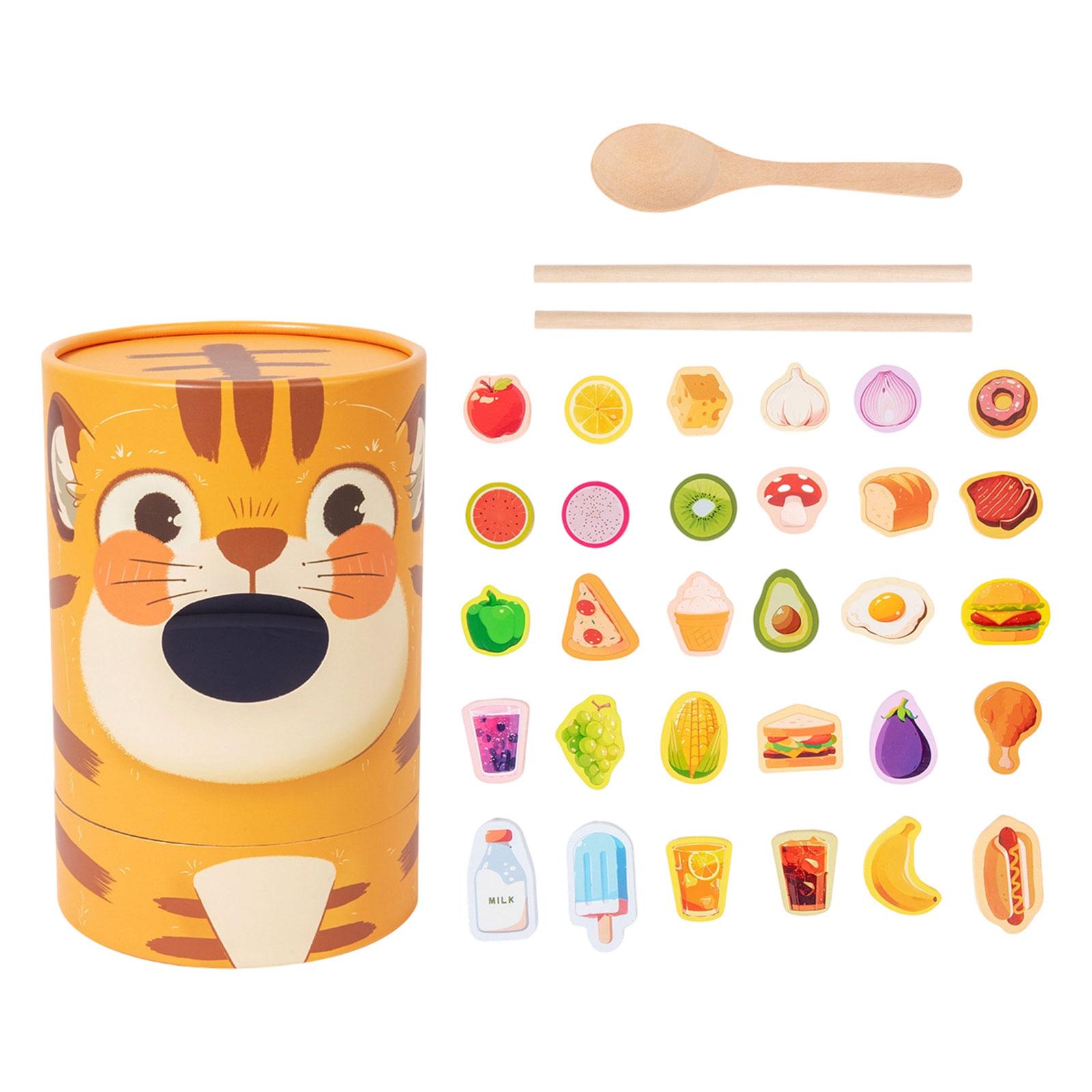 Wooden Feeding Toys with Spoon