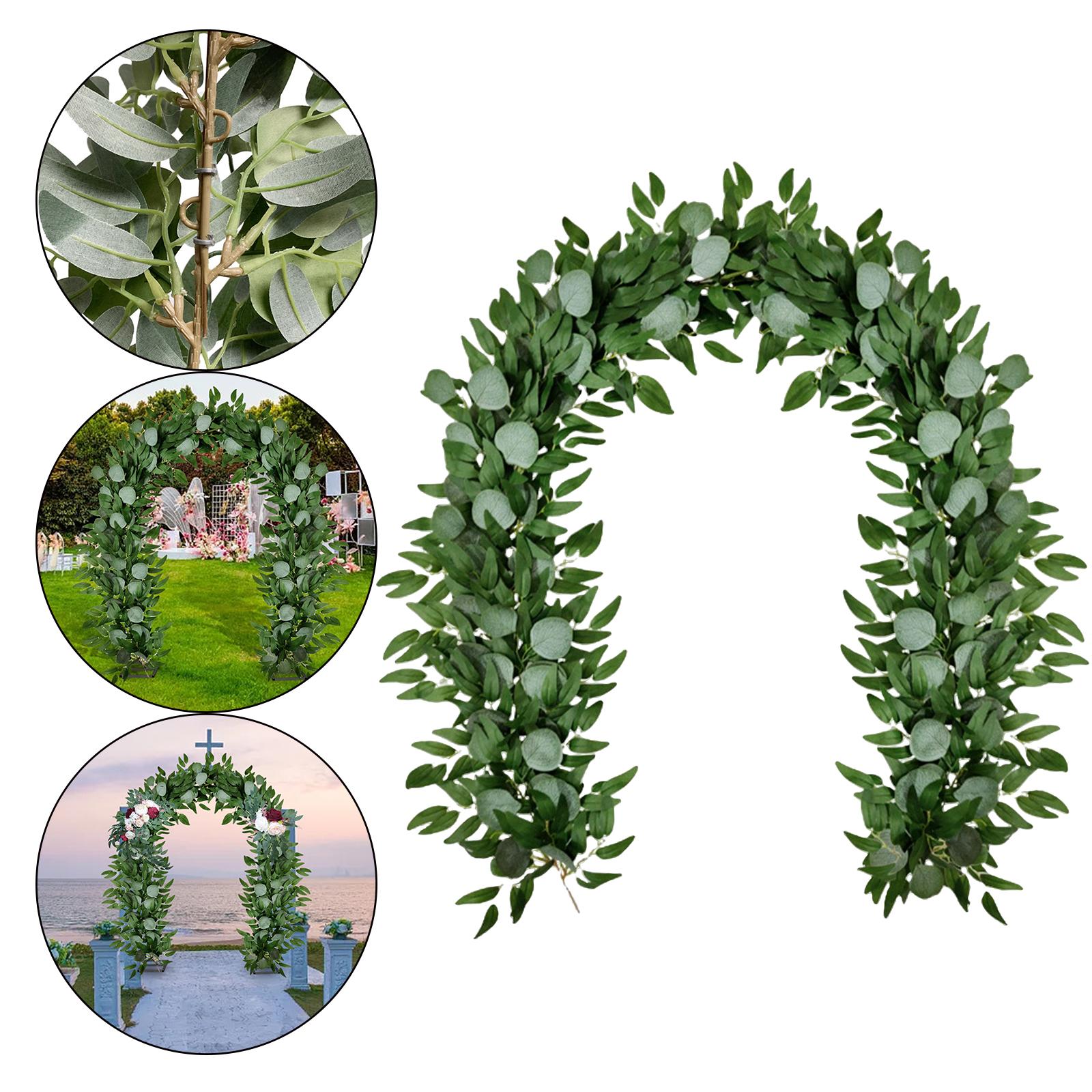 Artificial Eucalyptus Garland with Leaves Greenery Garland for Wedding Party