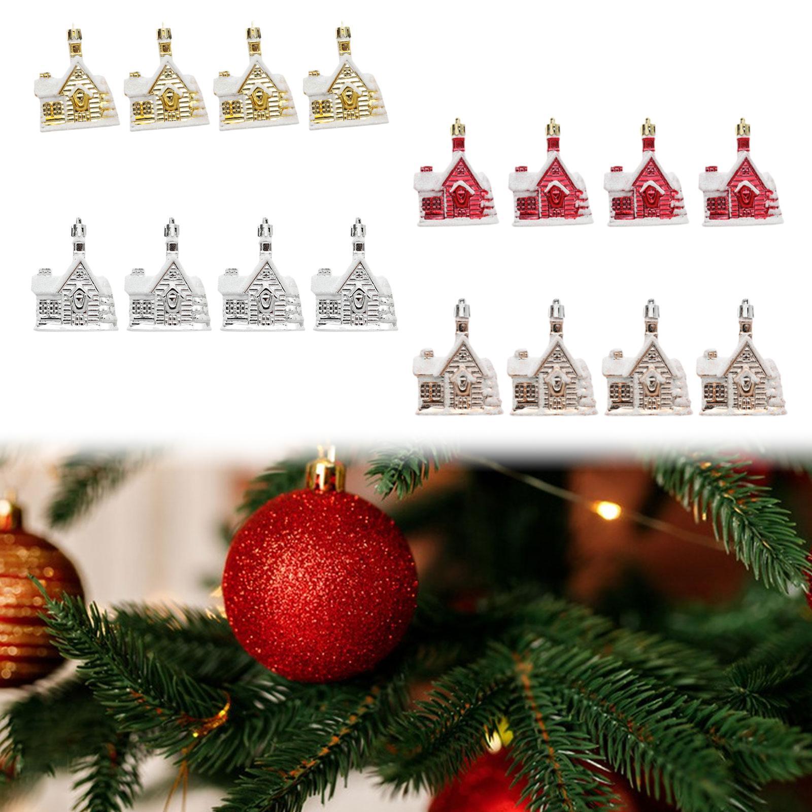 8Pcs Christmas Tree Ornaments Gift Pendants for Holiday Farmhouse 