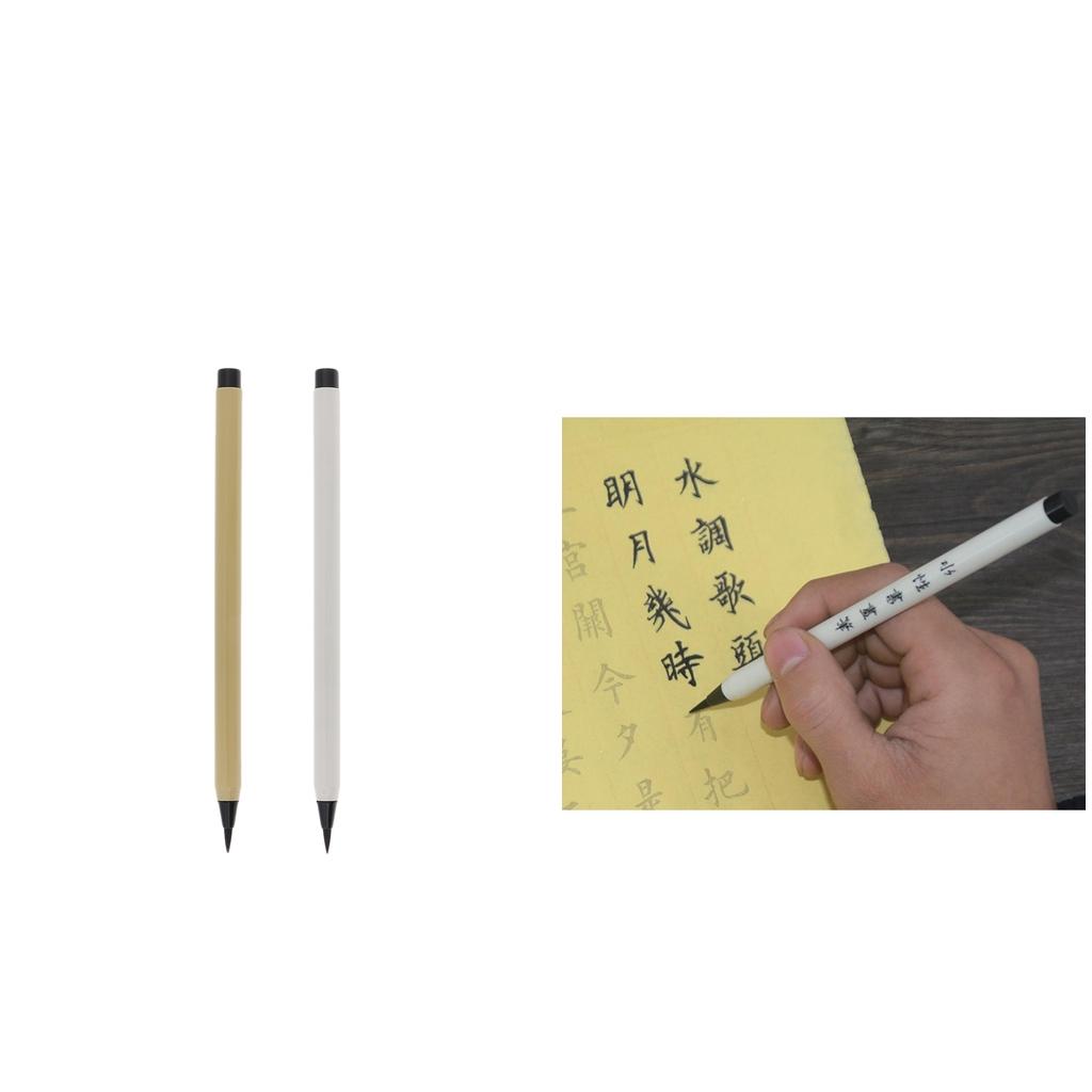 2xChinese Pen Calligraphy Writing Art Script Painting Tool Brush Gifts natural