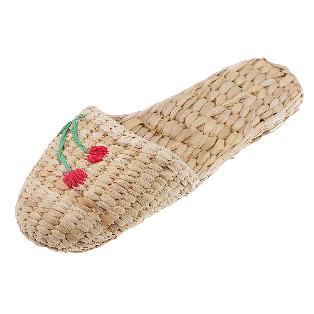 straw slippers amazon