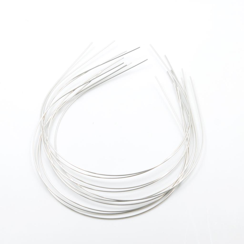 10Pieces 1.2mm Practical  Stainless Steel Hair Hoop Headband Ornament