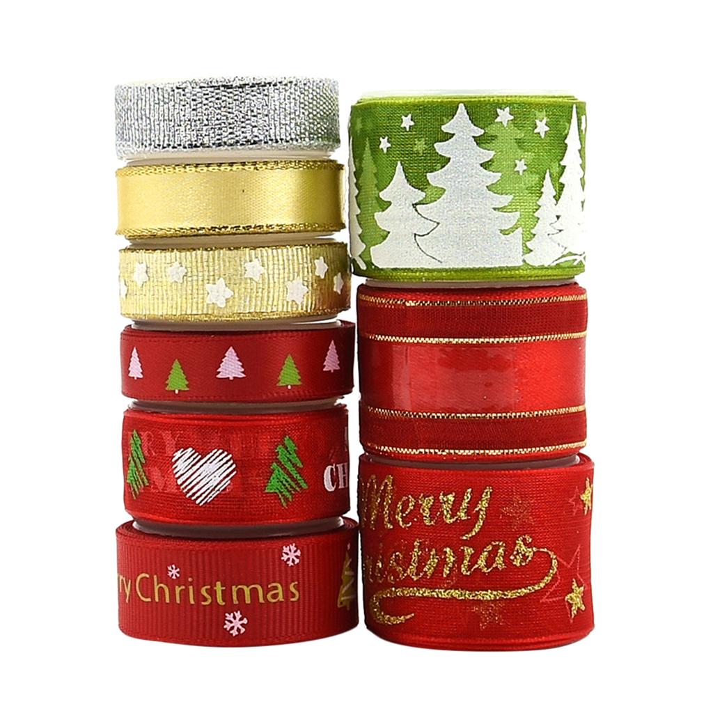 Christmas Grosgrain Satin Ribbon